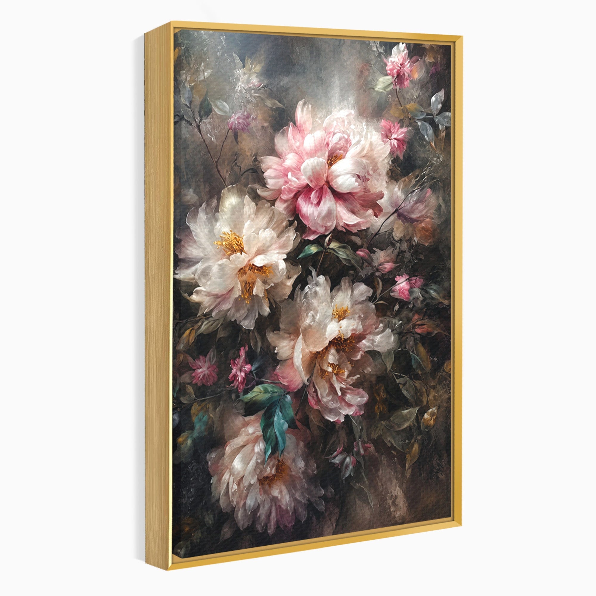 Tablou Canvas Premium LuxCanva® A1870, Poezia Florilor, Flori, Arta, Natura, Eleganta, Dormitor, Living, Culori Vibrante