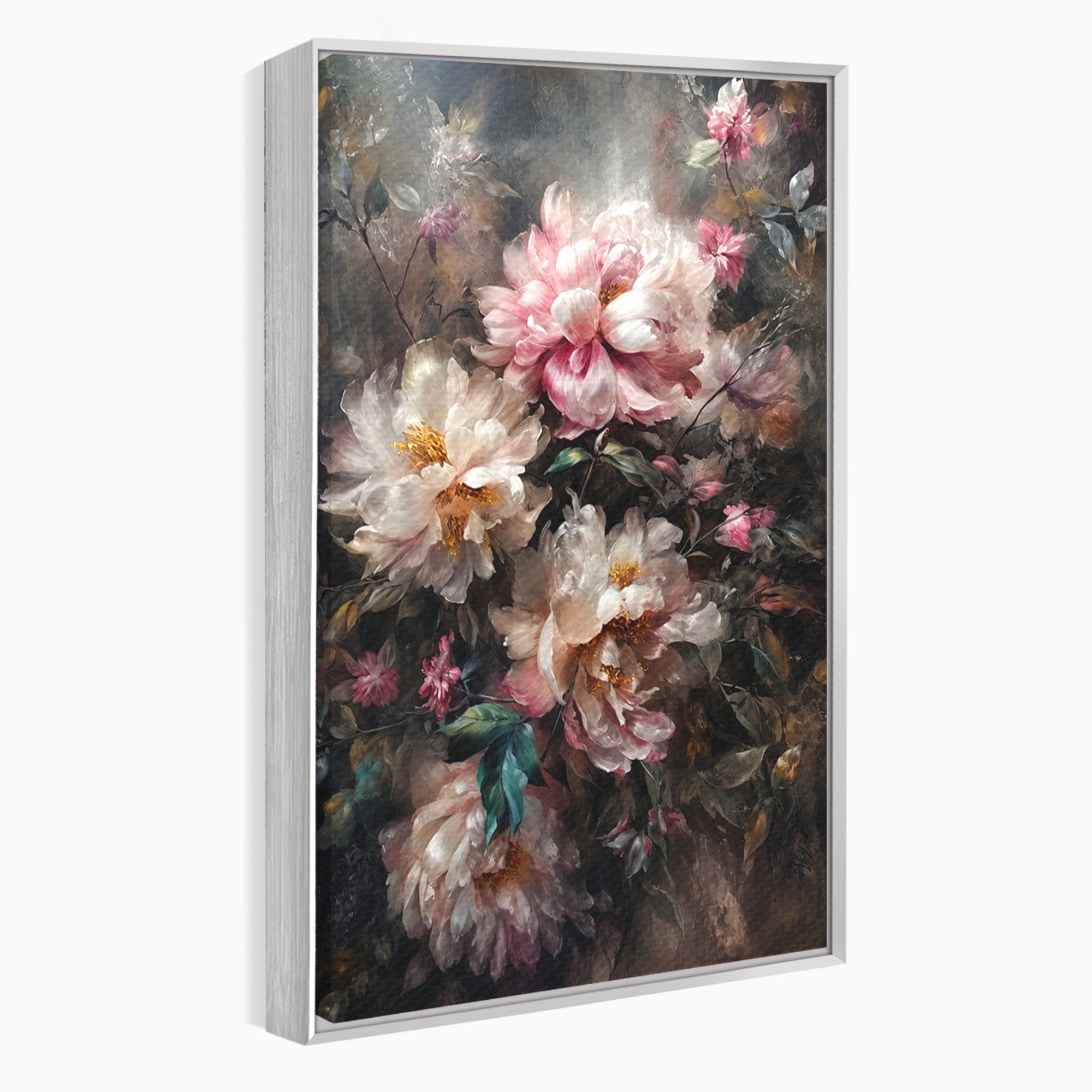 Tablou Canvas Premium LuxCanva® A1870, Poezia Florilor, Flori, Arta, Natura, Eleganta, Dormitor, Living, Culori Vibrante