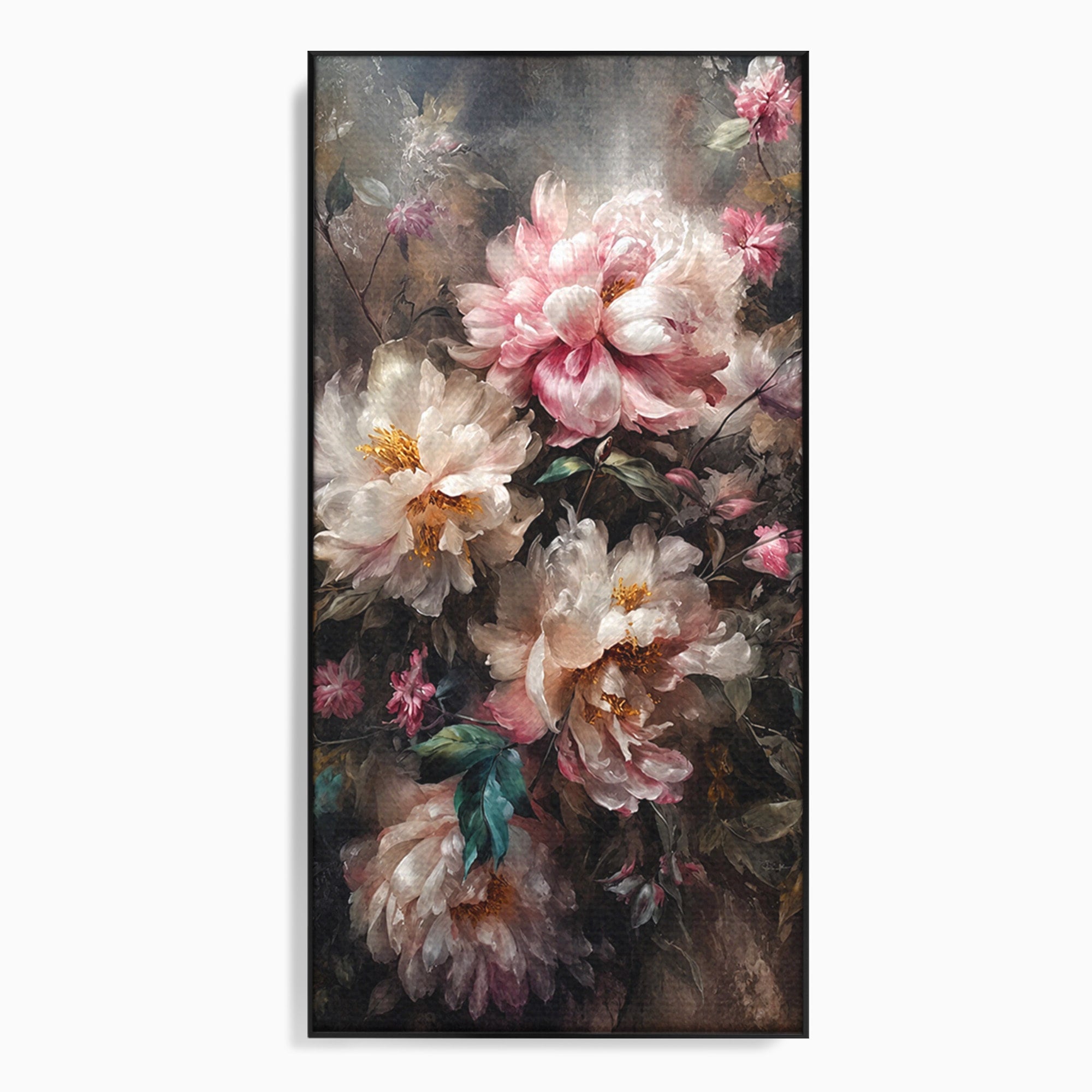 Tablou Canvas Premium LuxCanva® A1870, Poezia Florilor, Flori, Arta, Natura, Eleganta, Dormitor, Living, Culori Vibrante