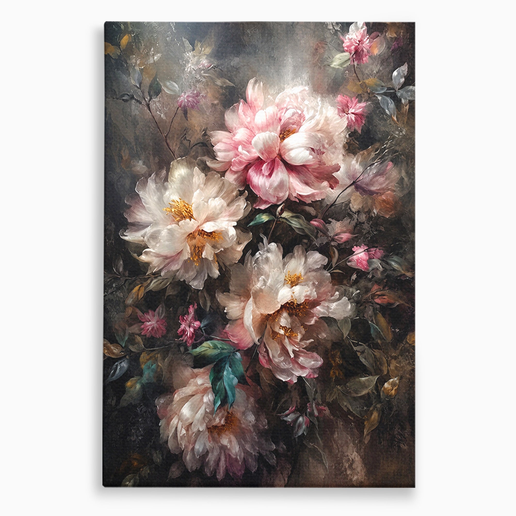 Tablou Canvas Premium LuxCanva® A1870, Poezia Florilor, Flori, Arta, Natura, Eleganta, Dormitor, Living, Culori Vibrante