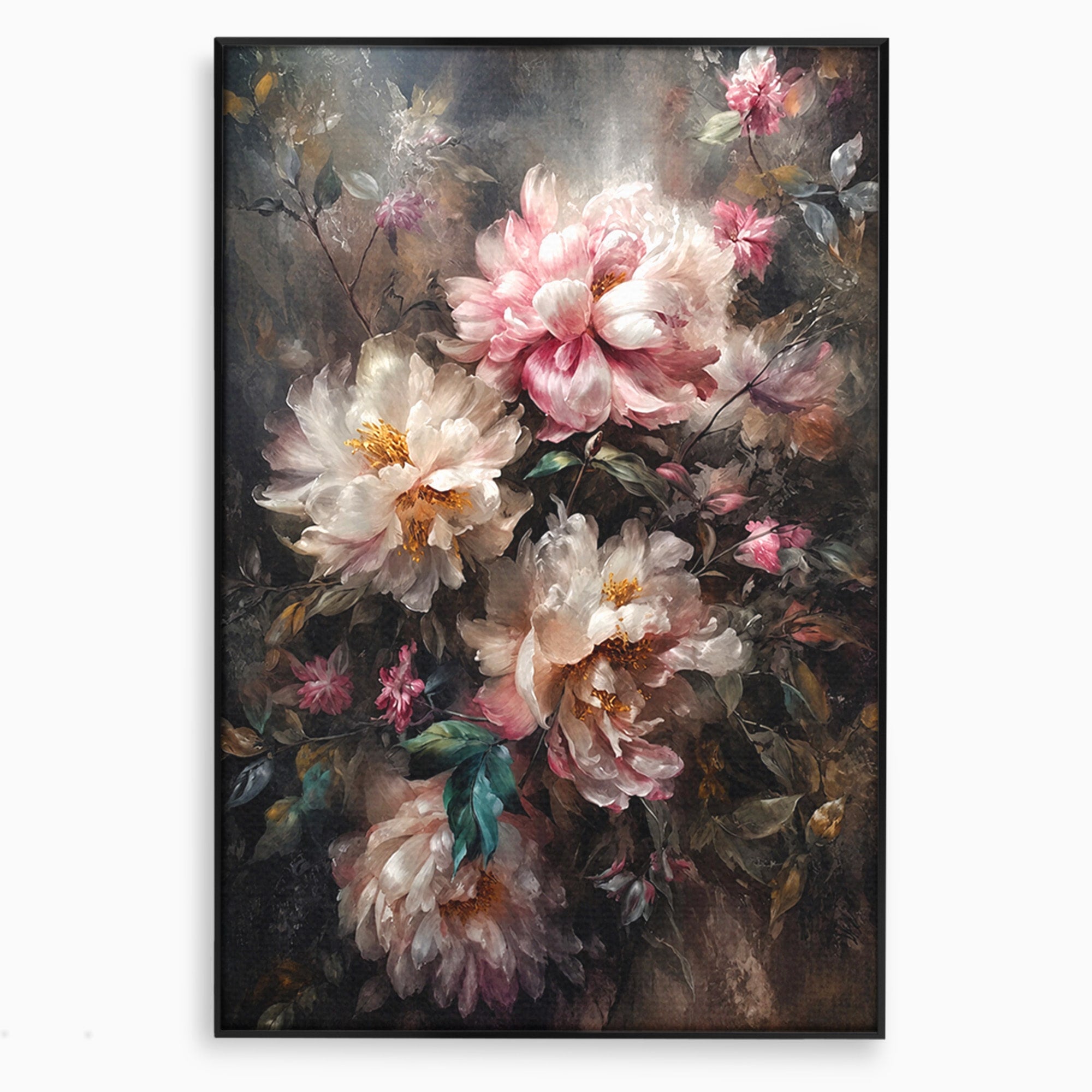 Tablou Canvas Premium LuxCanva® A1870, Poezia Florilor, Flori, Arta, Natura, Eleganta, Dormitor, Living, Culori Vibrante