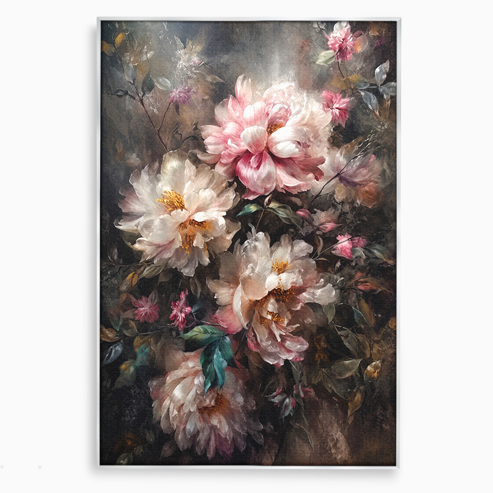 Tablou Canvas Premium LuxCanva® A1870, Poezia Florilor, Flori, Arta, Natura, Eleganta, Dormitor, Living, Culori Vibrante