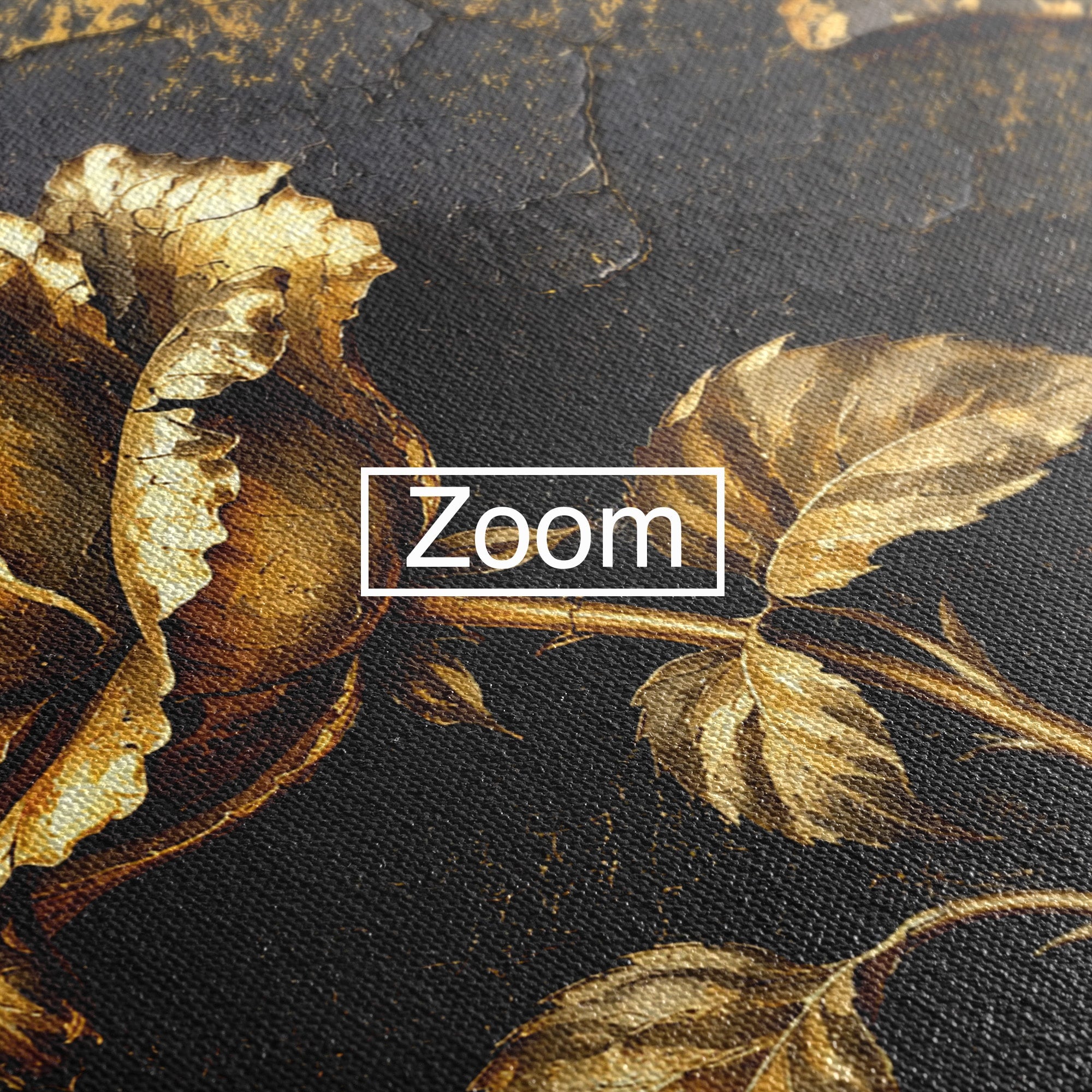Tablou Canvas Premium LuxCanva® A1871, Trandafir Auriu, Trandafir, Floare, Auriu, Arta, Living, Dormitor, Culori Vibrante