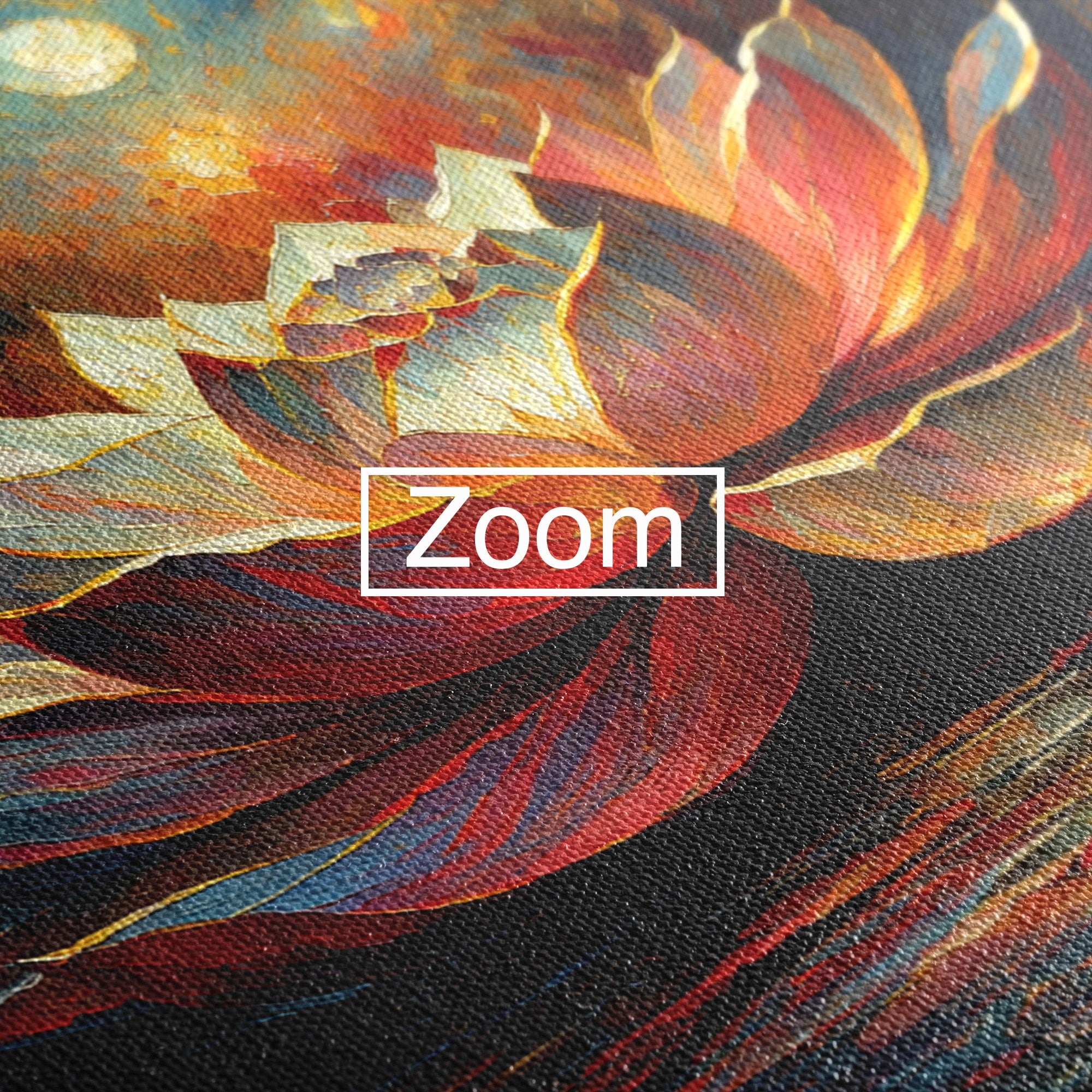 Tablou Canvas Premium LuxCanva® A1872, Floare De Lotus Mistica, Floare, Lotus, Mistic, Apus, Living, Dormitor, Culori Vibrante