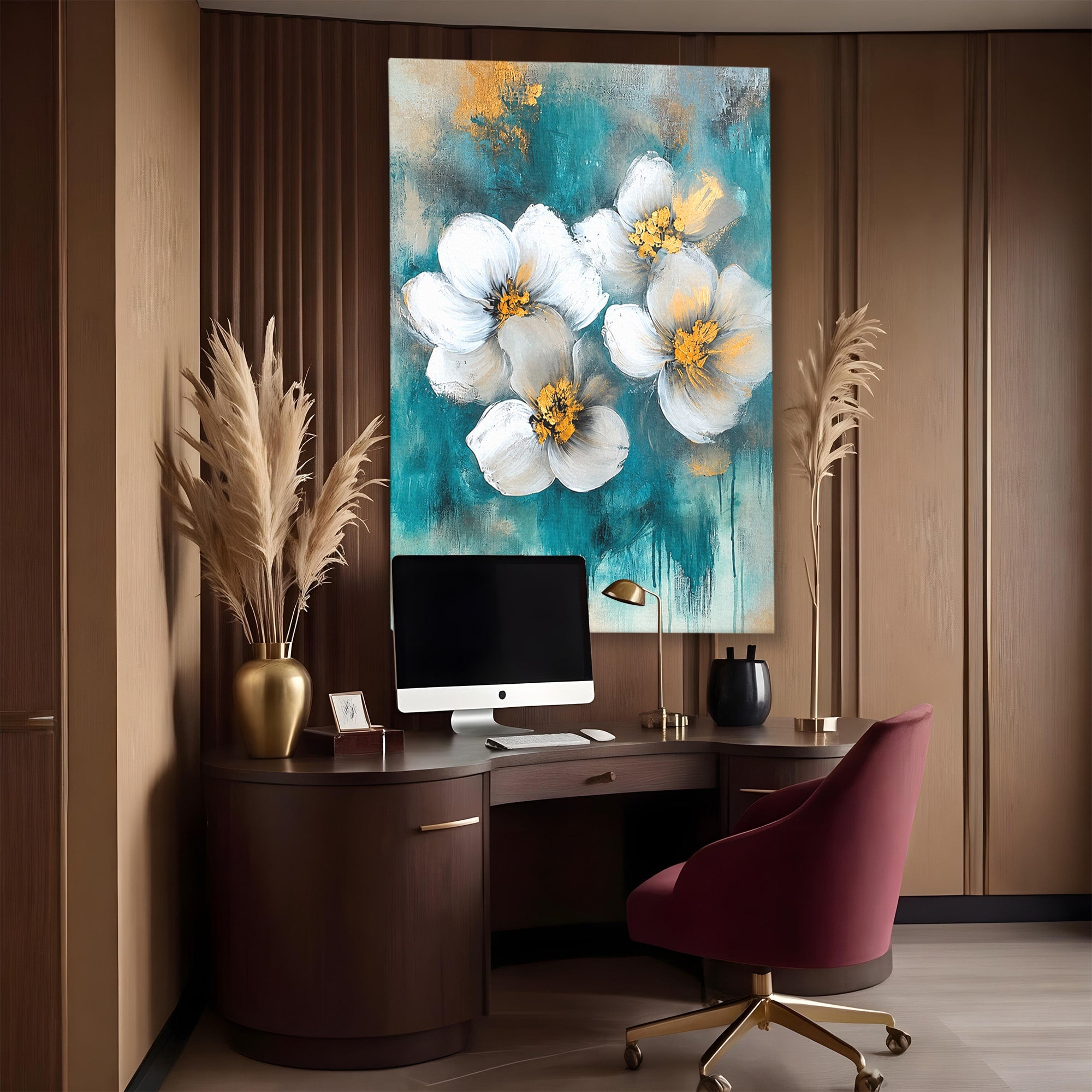 Tablou Canvas Premium LuxCanva® A1881, Floare De Magnolie, Floare, Magnolie, Natura, Living, Dormitor, Culori Vibrante