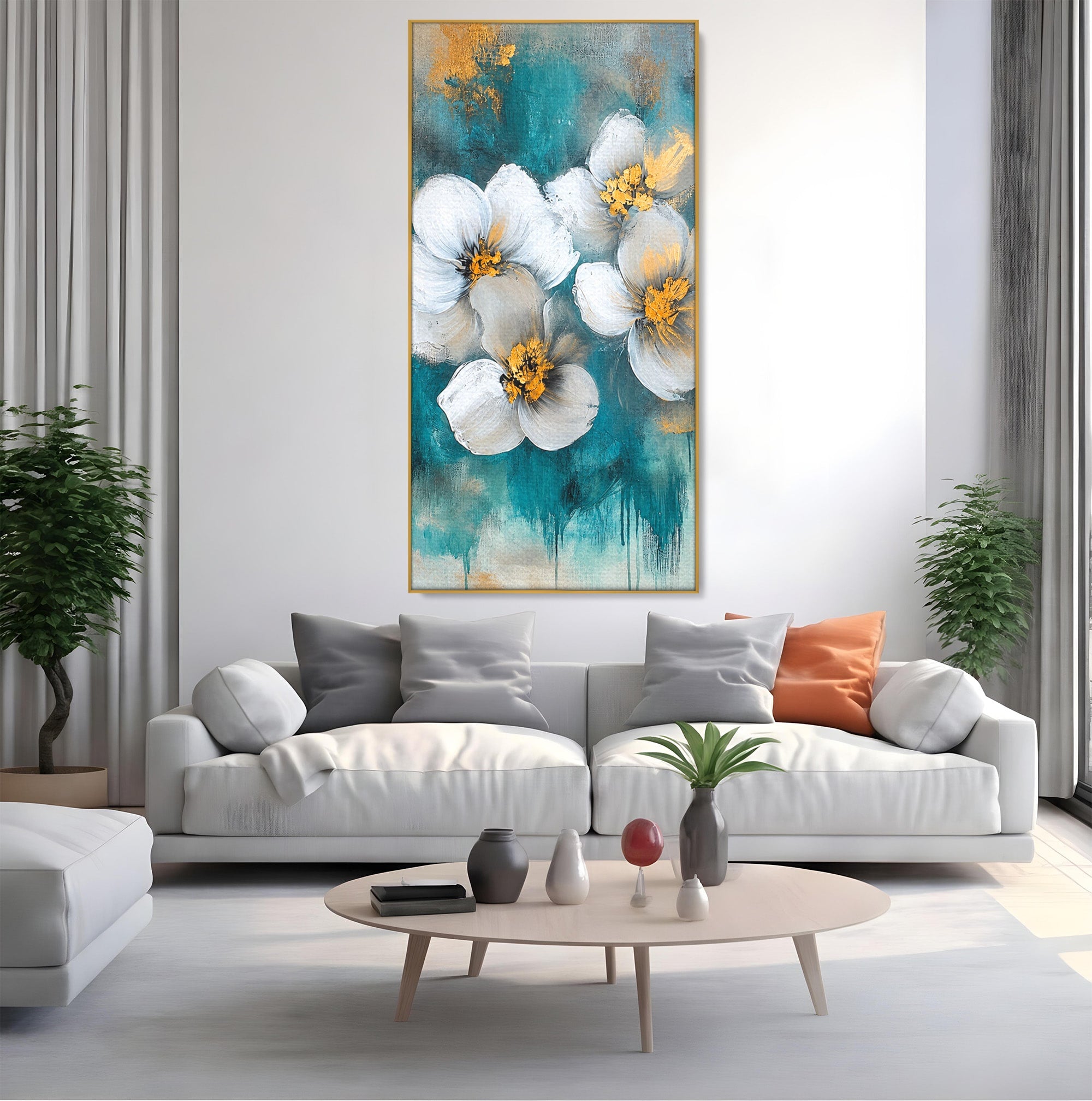 Tablou Canvas Premium LuxCanva® A1881, Floare De Magnolie, Floare, Magnolie, Natura, Living, Dormitor, Culori Vibrante