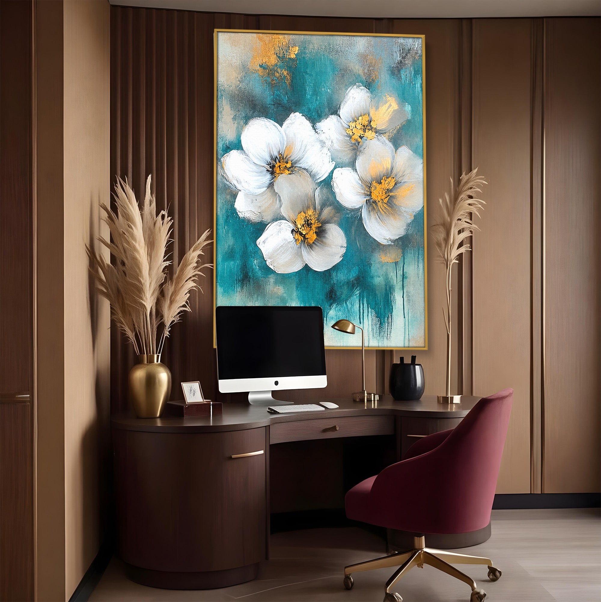 Tablou Canvas Premium LuxCanva® A1881, Floare De Magnolie, Floare, Magnolie, Natura, Living, Dormitor, Culori Vibrante