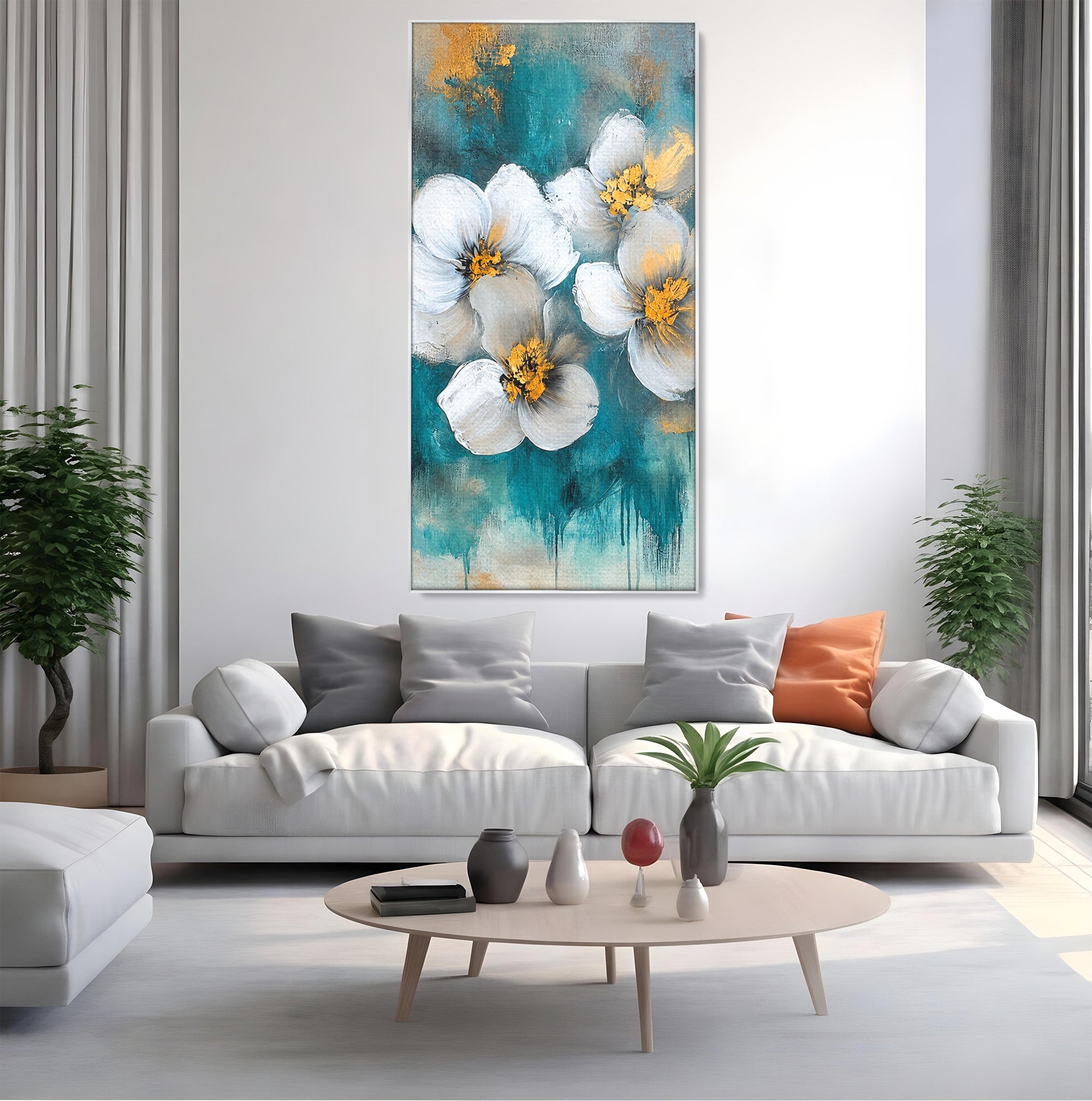 Tablou Canvas Premium LuxCanva® A1881, Floare De Magnolie, Floare, Magnolie, Natura, Living, Dormitor, Culori Vibrante