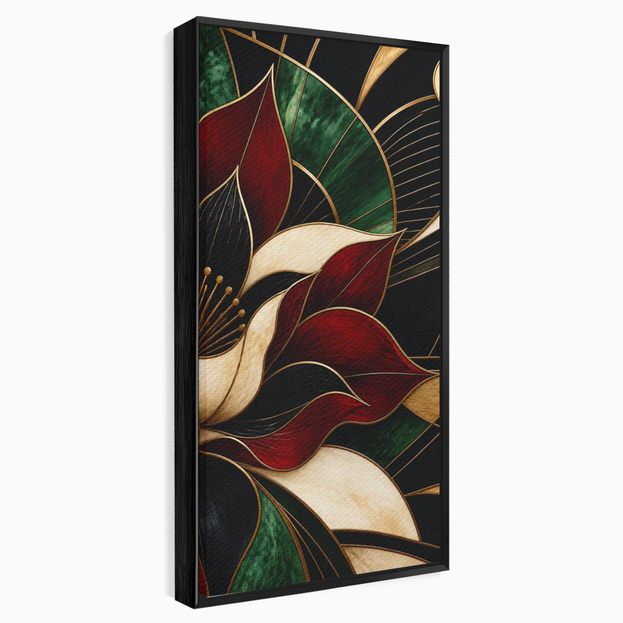Tablou Canvas Premium LuxCanva® A1887, Floare Abstracta Lux, Floare, Abstract, Modern, Arta, Living, Culori Vibrante