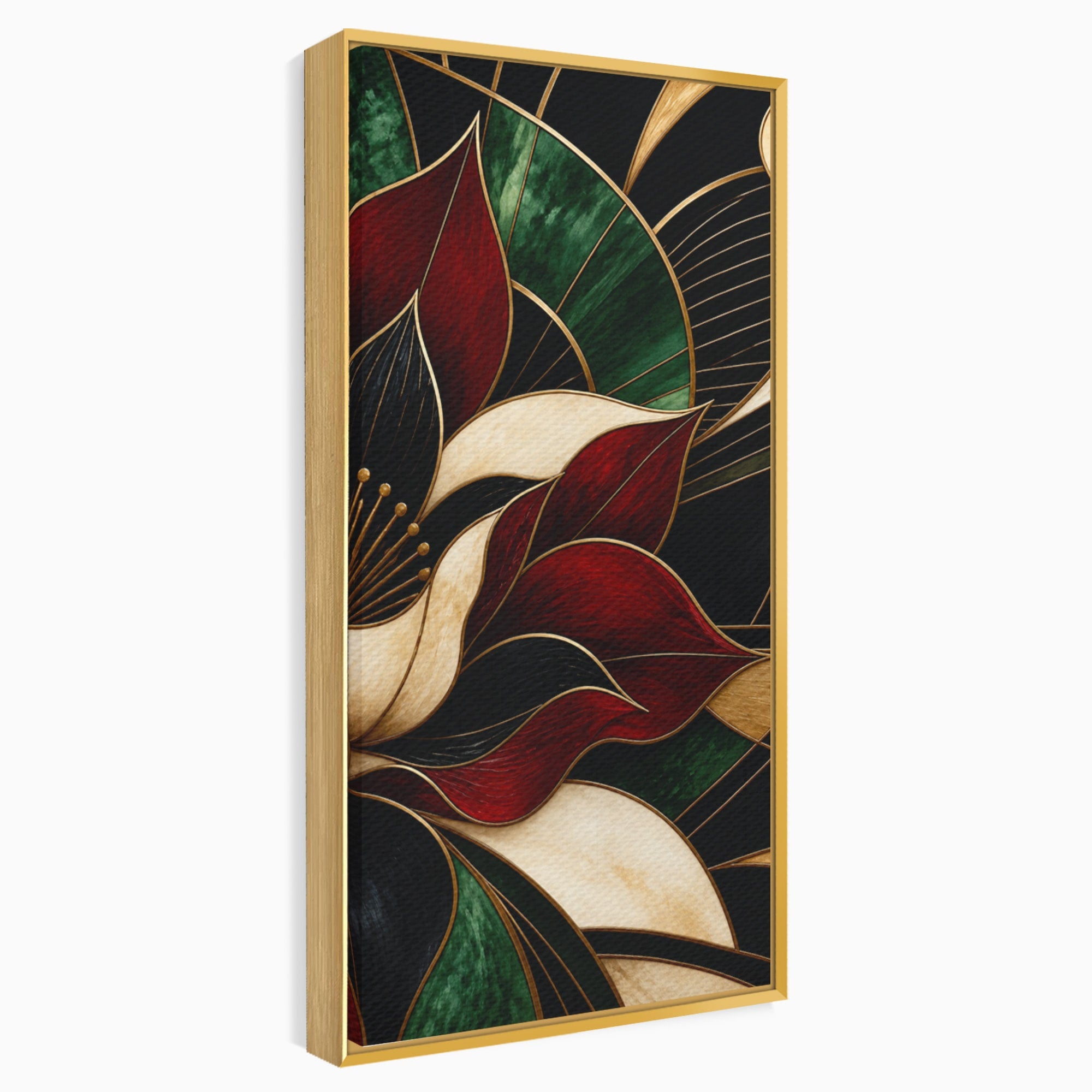 Tablou Canvas Premium LuxCanva® A1887, Floare Abstracta Lux, Floare, Abstract, Modern, Arta, Living, Culori Vibrante