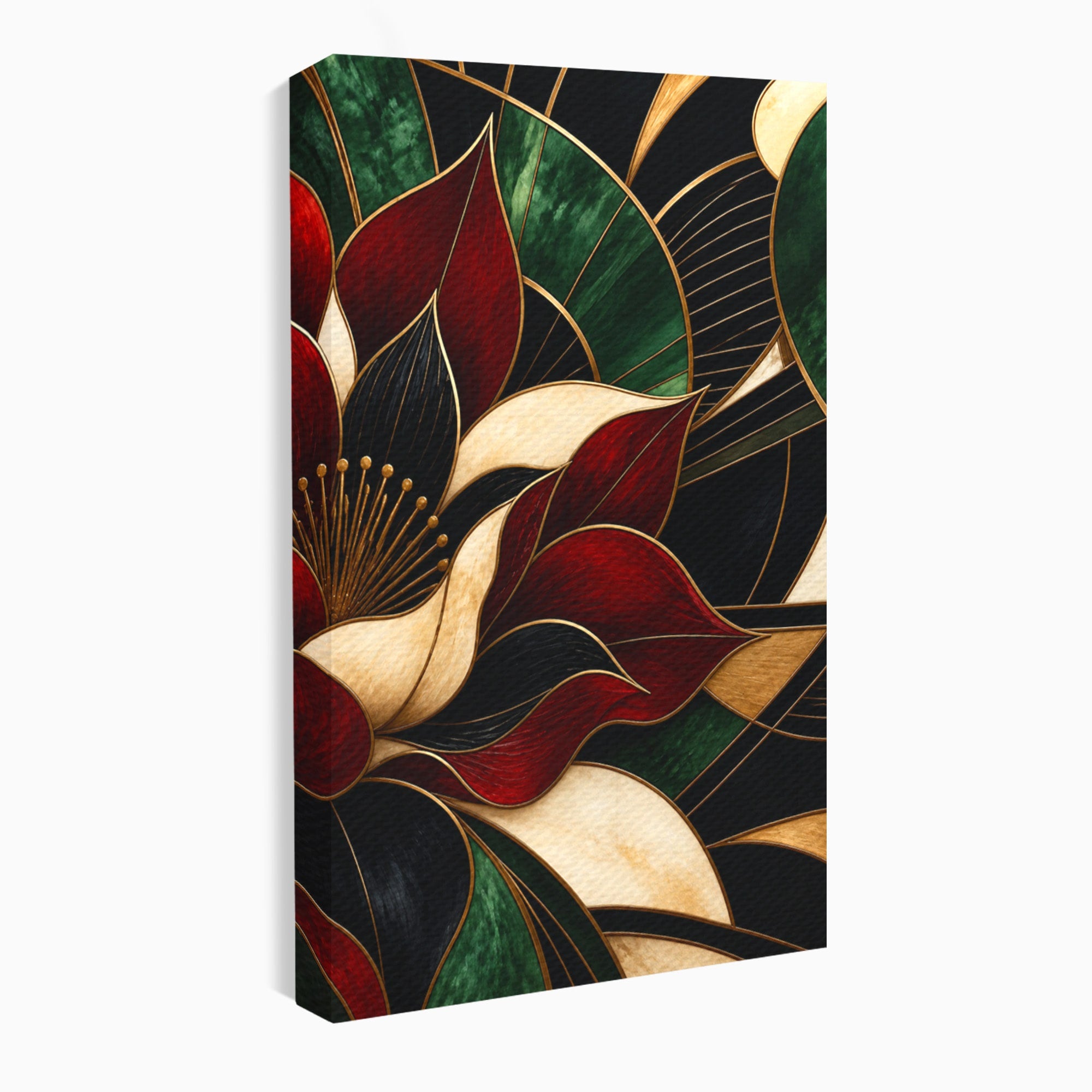Tablou Canvas Premium LuxCanva® A1887, Floare Abstracta Lux, Floare, Abstract, Modern, Arta, Living, Culori Vibrante