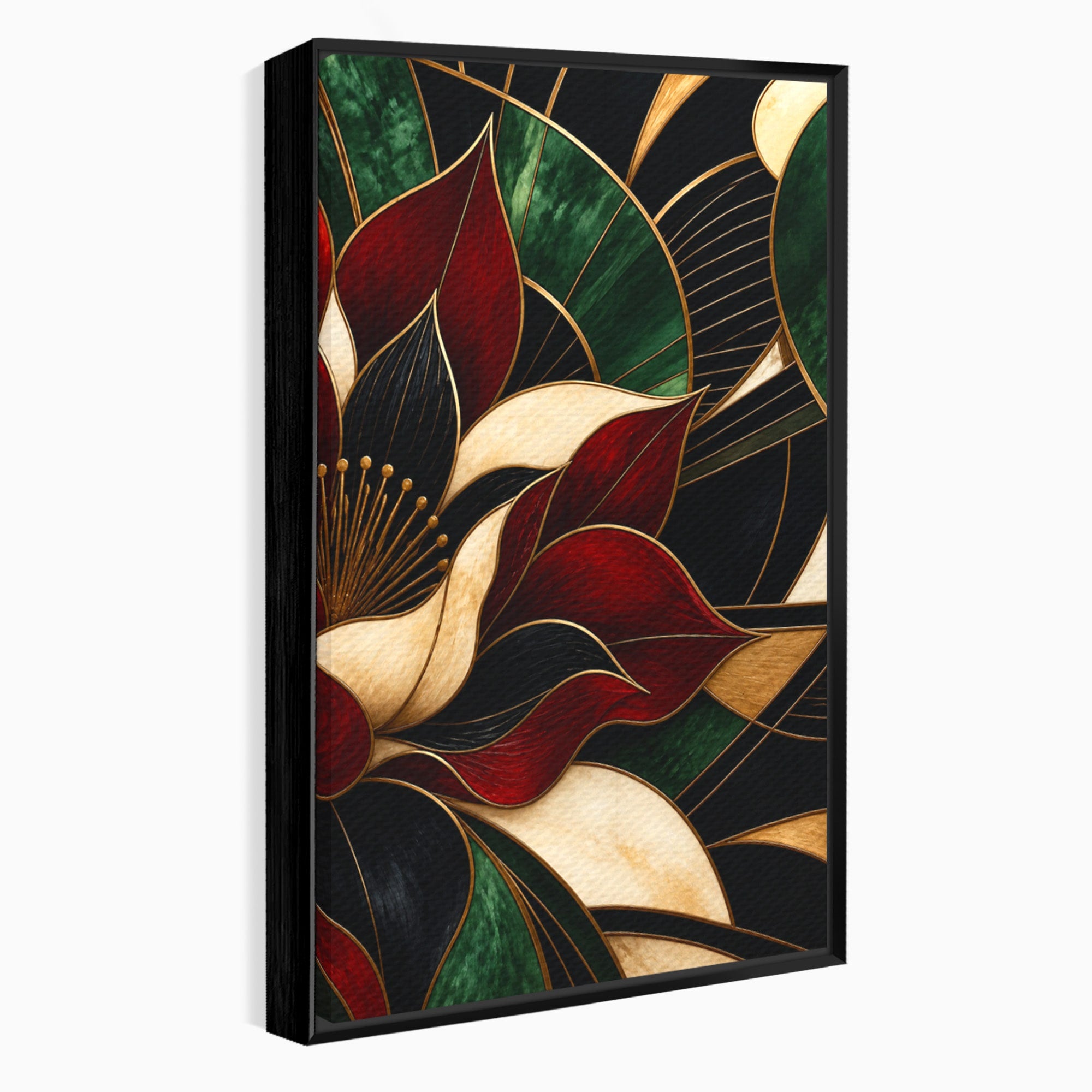 Tablou Canvas Premium LuxCanva® A1887, Floare Abstracta Lux, Floare, Abstract, Modern, Arta, Living, Culori Vibrante
