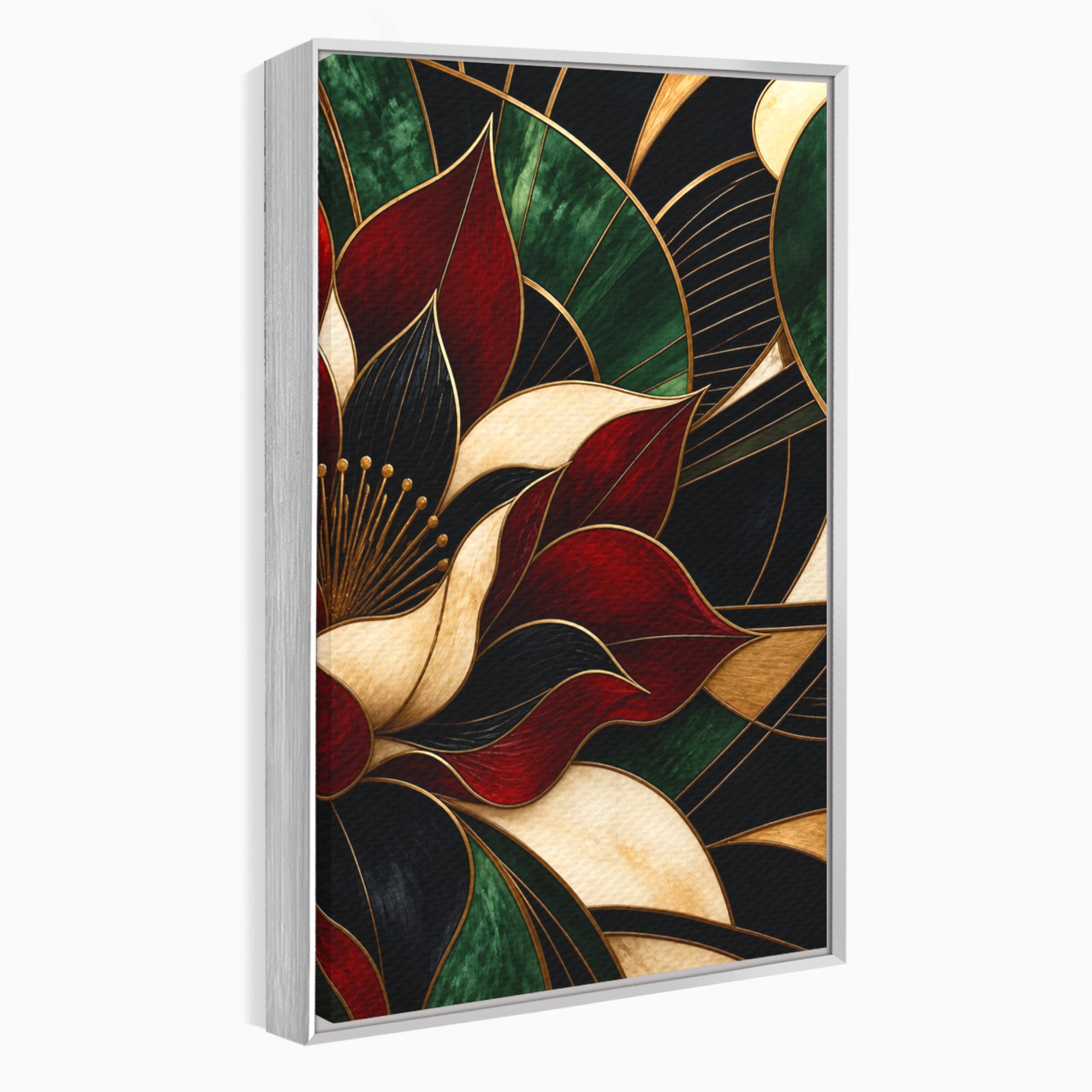 Tablou Canvas Premium LuxCanva® A1887, Floare Abstracta Lux, Floare, Abstract, Modern, Arta, Living, Culori Vibrante