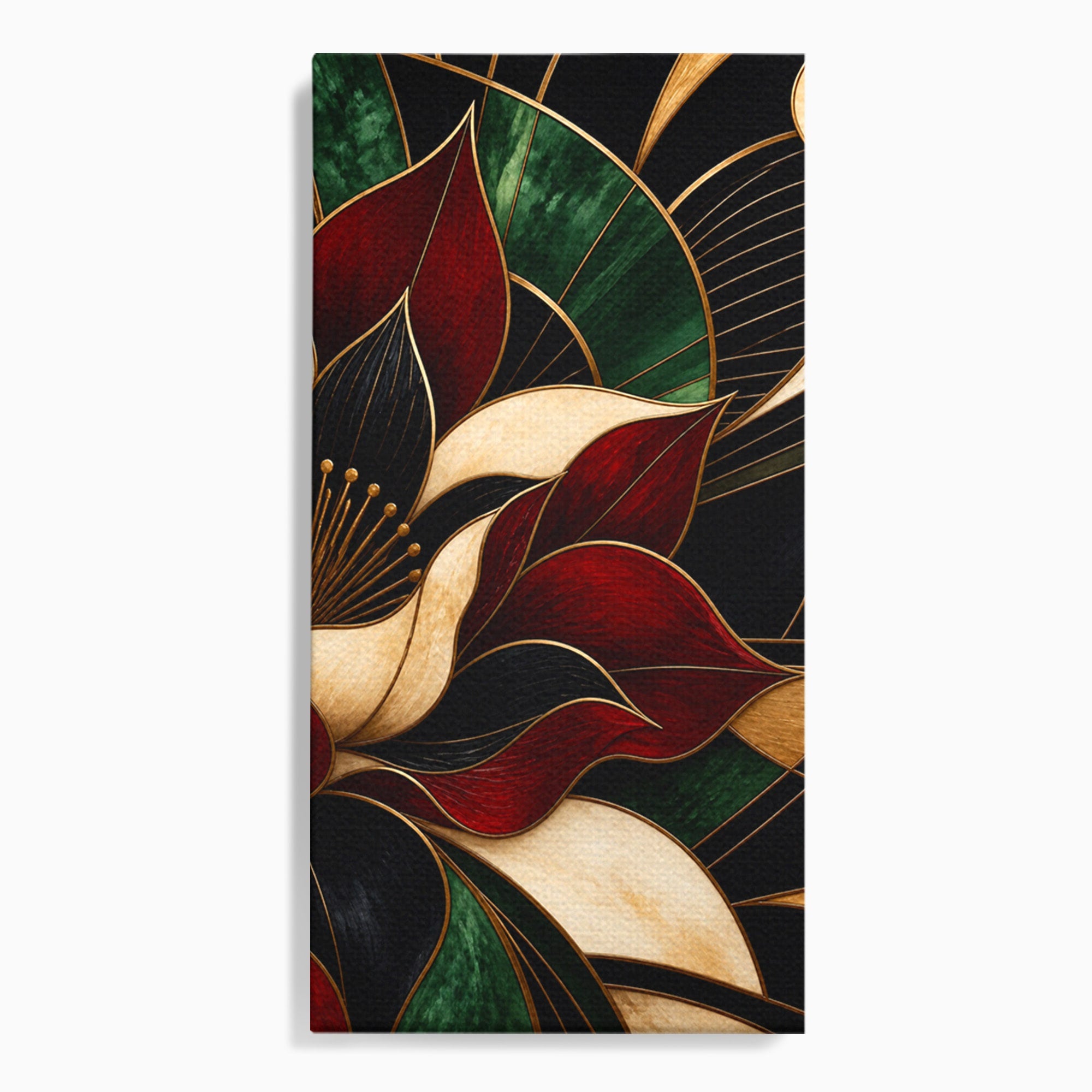Tablou Canvas Premium LuxCanva® A1887, Floare Abstracta Lux, Floare, Abstract, Modern, Arta, Living, Culori Vibrante