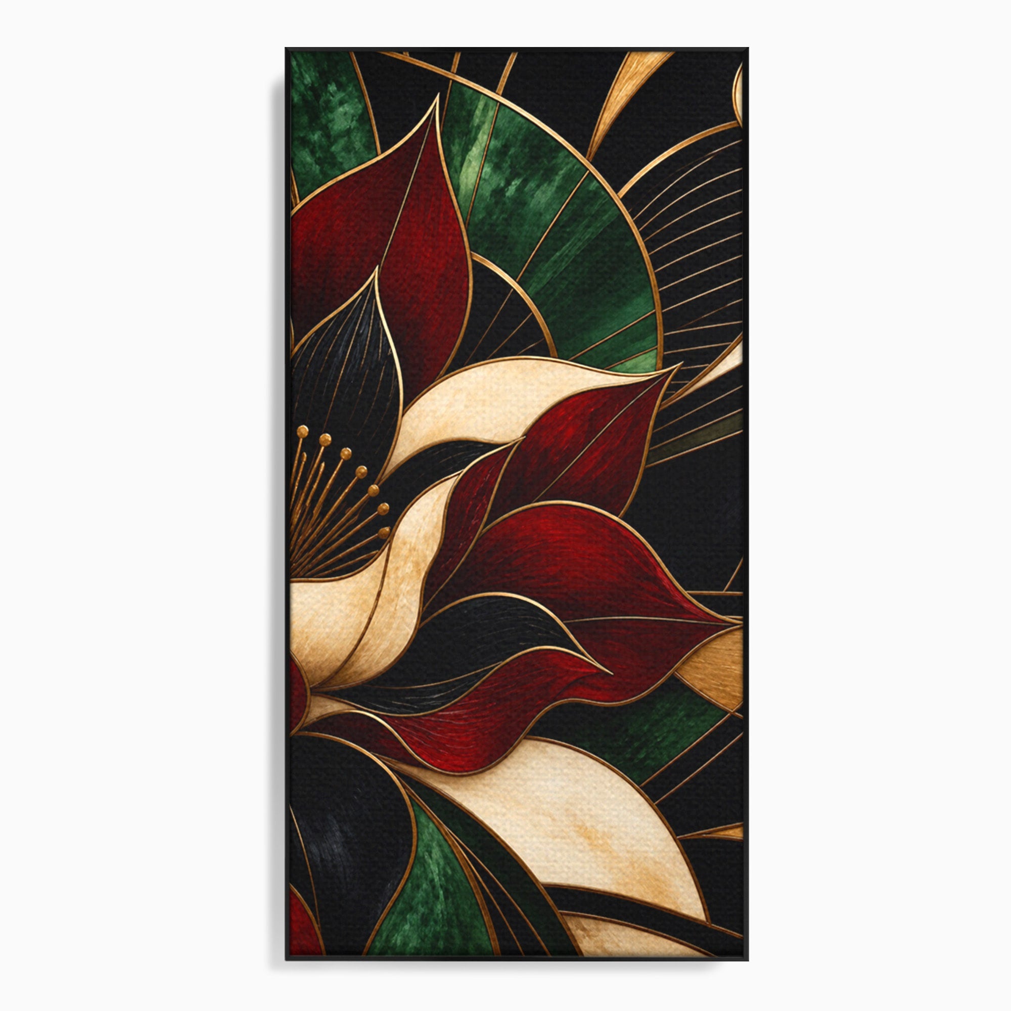 Tablou Canvas Premium LuxCanva® A1887, Floare Abstracta Lux, Floare, Abstract, Modern, Arta, Living, Culori Vibrante