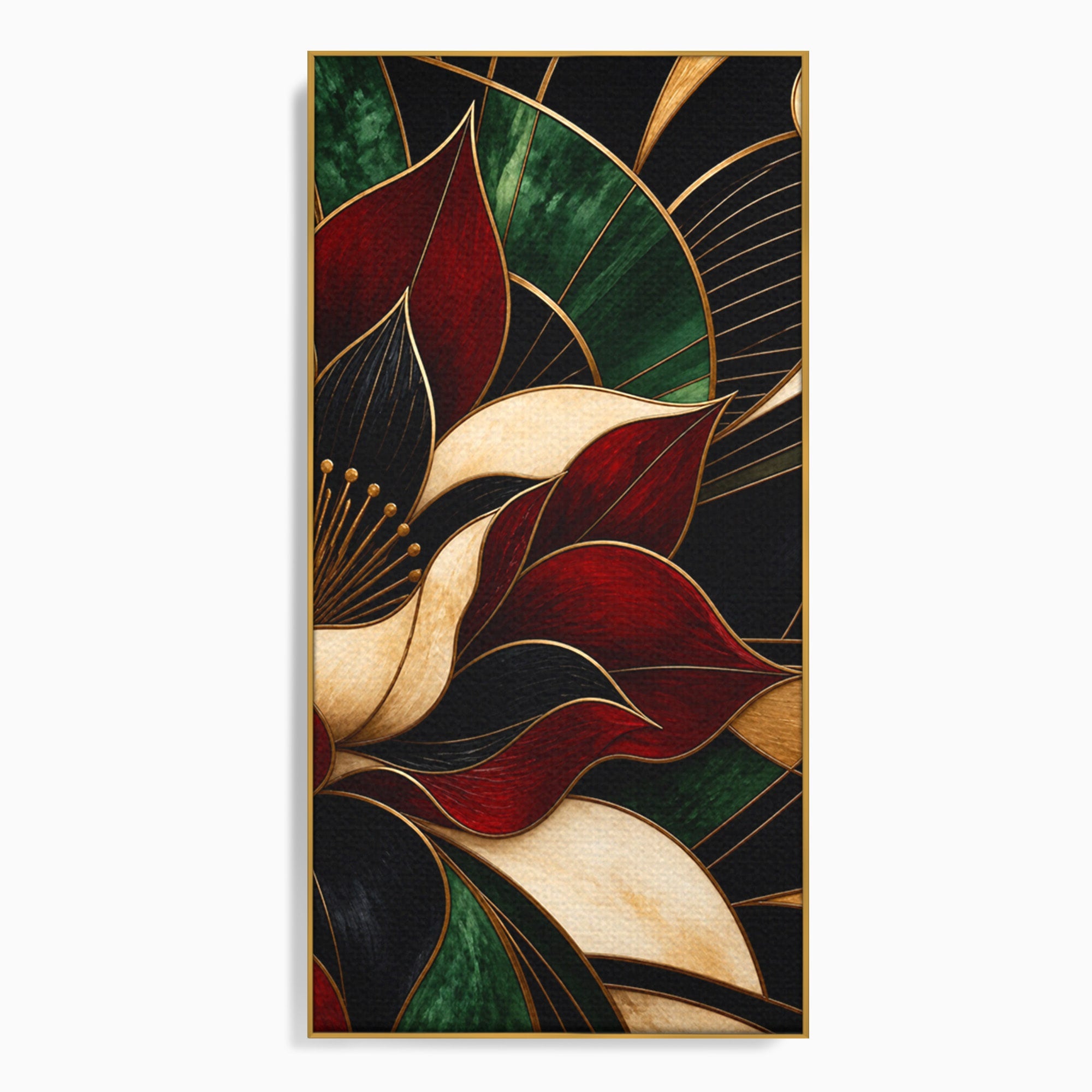 Tablou Canvas Premium LuxCanva® A1887, Floare Abstracta Lux, Floare, Abstract, Modern, Arta, Living, Culori Vibrante