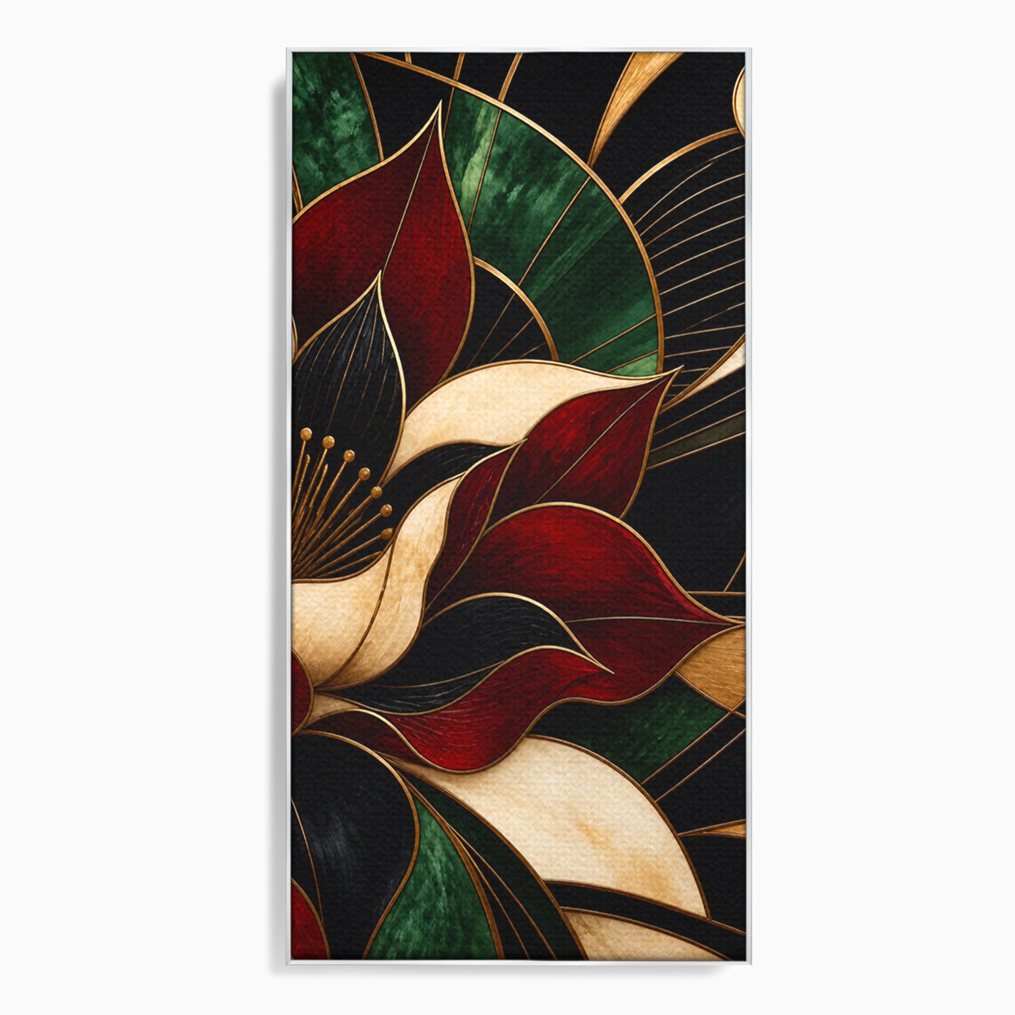 Tablou Canvas Premium LuxCanva® A1887, Floare Abstracta Lux, Floare, Abstract, Modern, Arta, Living, Culori Vibrante