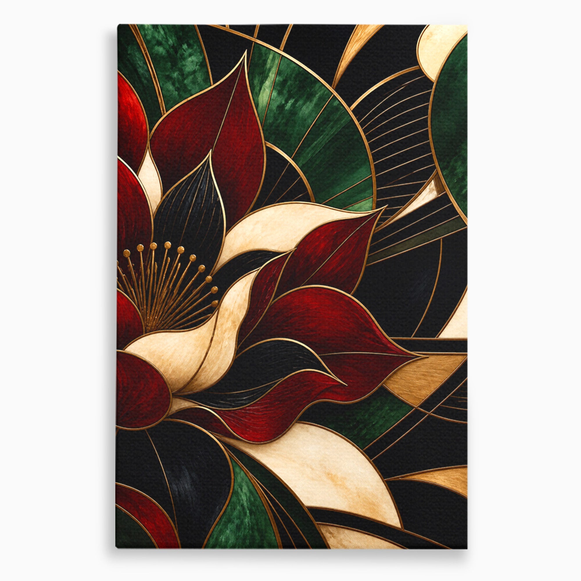 Tablou Canvas Premium LuxCanva® A1887, Floare Abstracta Lux, Floare, Abstract, Modern, Arta, Living, Culori Vibrante
