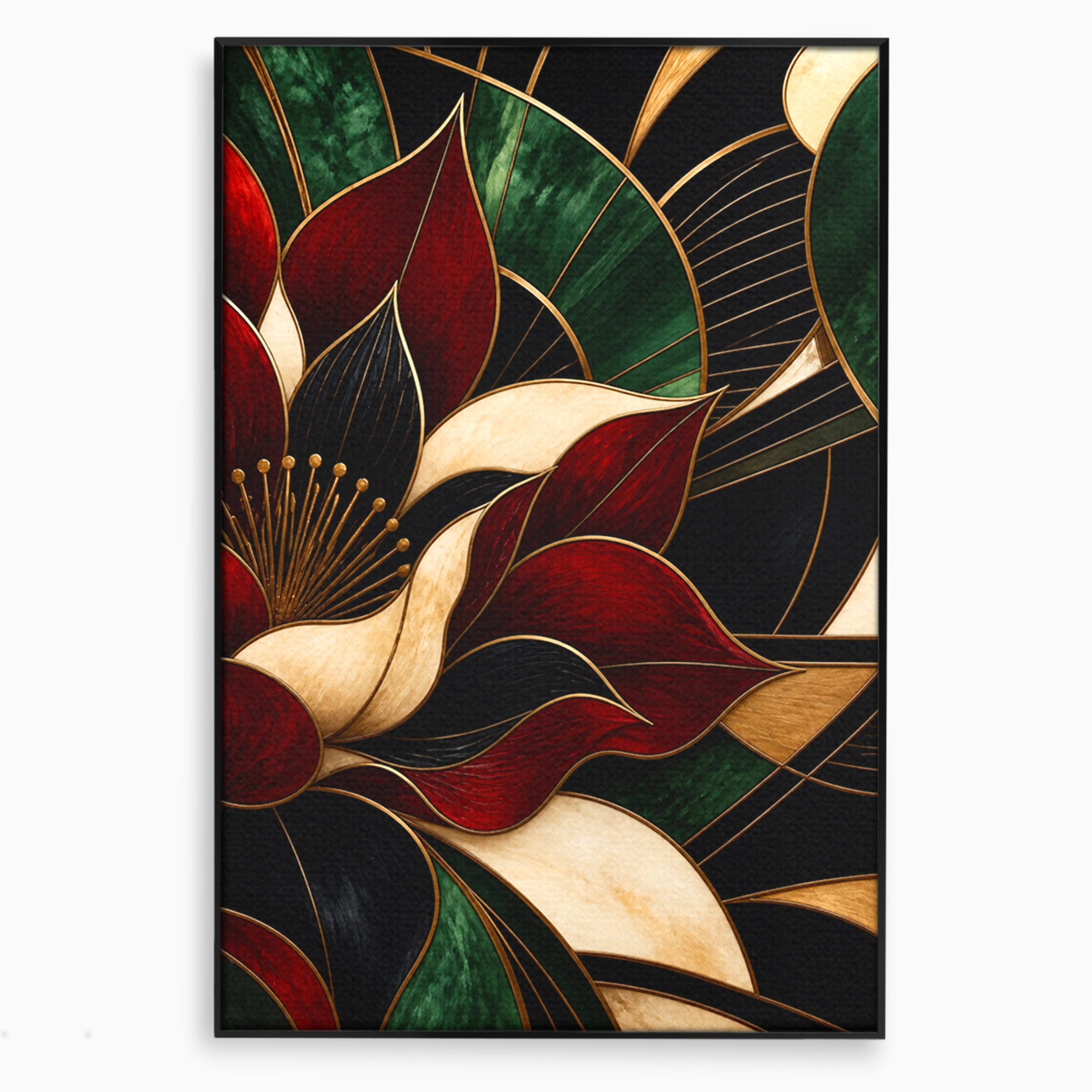 Tablou Canvas Premium LuxCanva® A1887, Floare Abstracta Lux, Floare, Abstract, Modern, Arta, Living, Culori Vibrante
