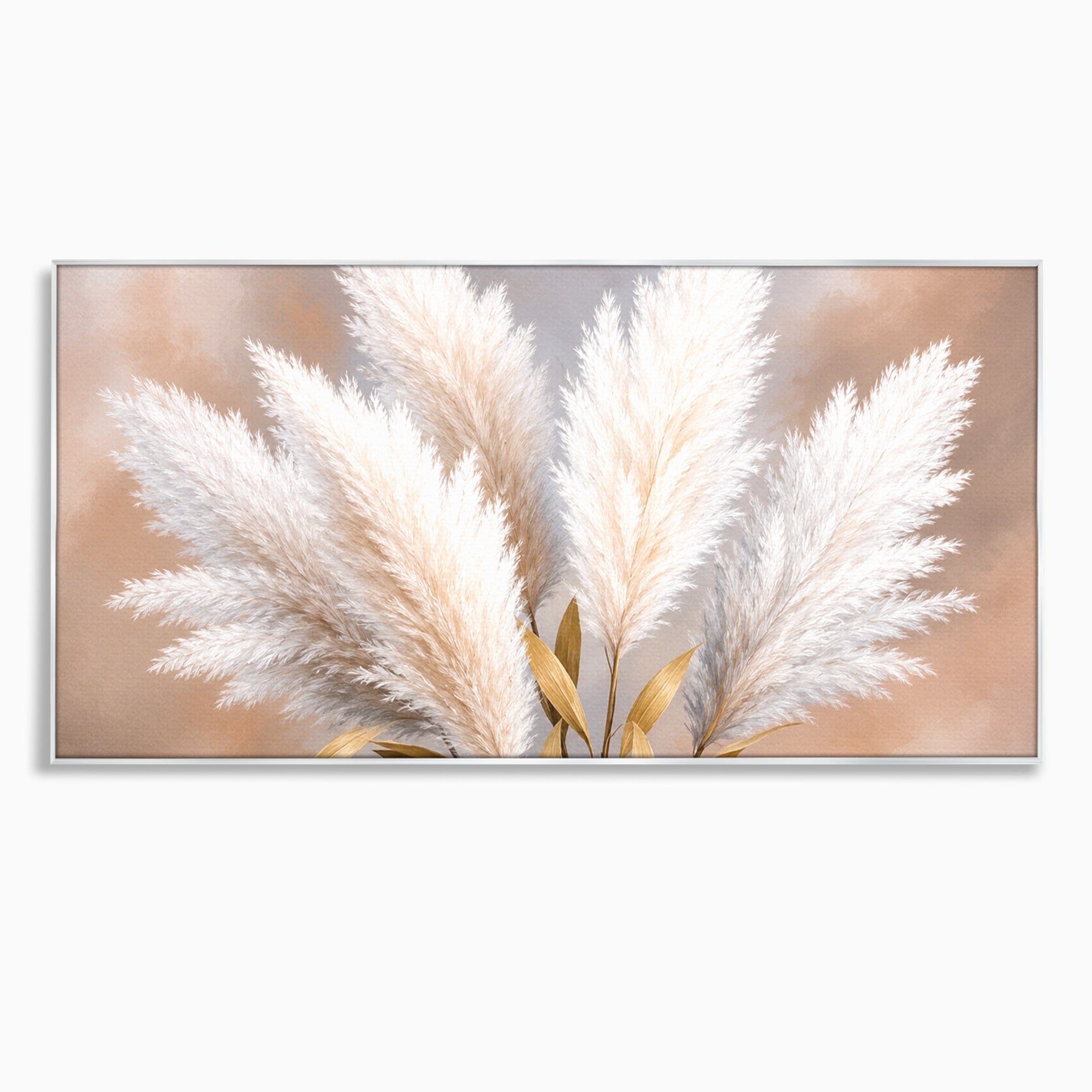 Tablou Canvas Premium LuxCanva® A1889, Pene De Pampas, Pene, Pampas, Natura, Eleganta, Living, Dormitor, Culori Vibrante