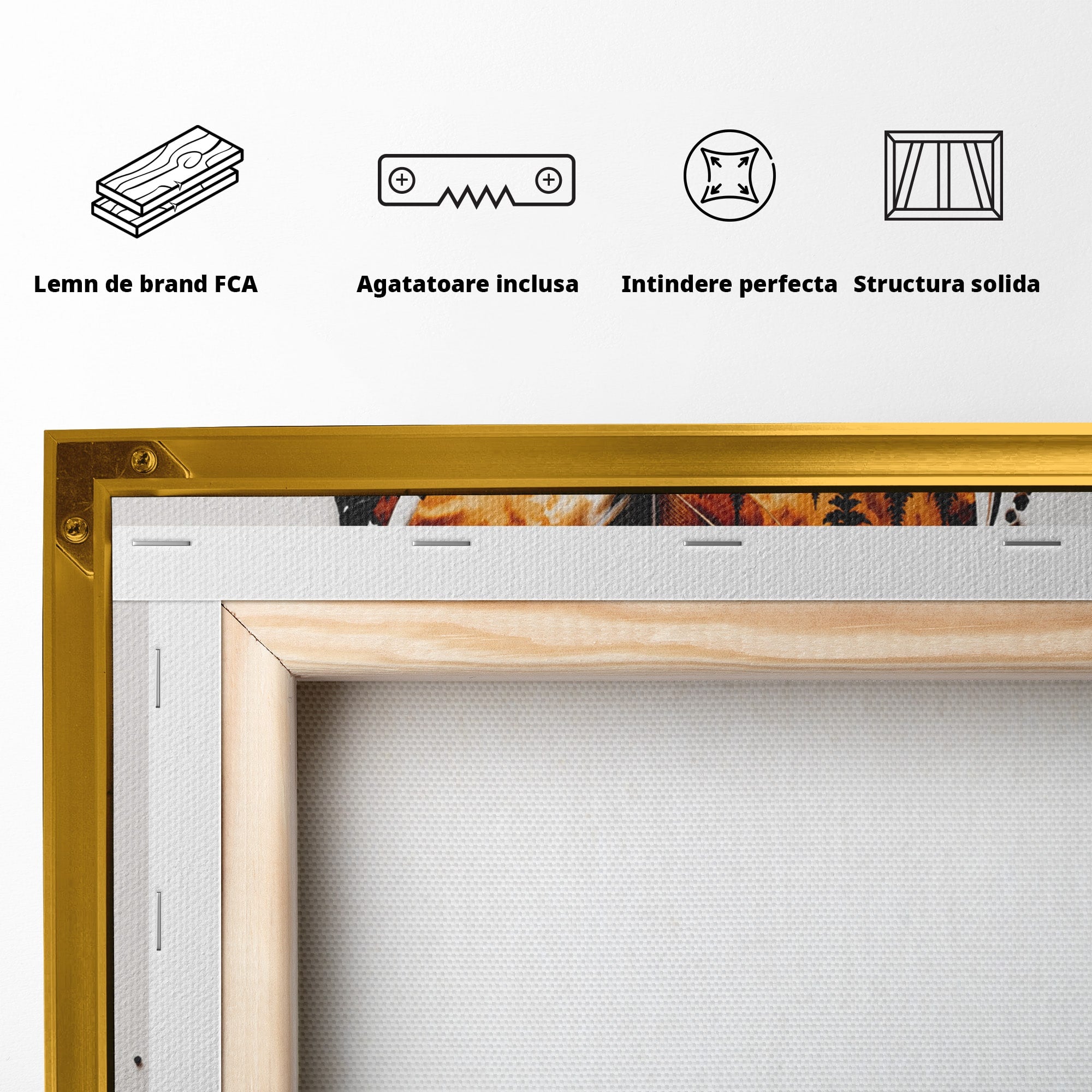 Tablou Canvas Premium LuxCanva® A1891, Peisaj In Pana, Pana, Peisaj, Natura, Cal, Living, Culori Vibrante