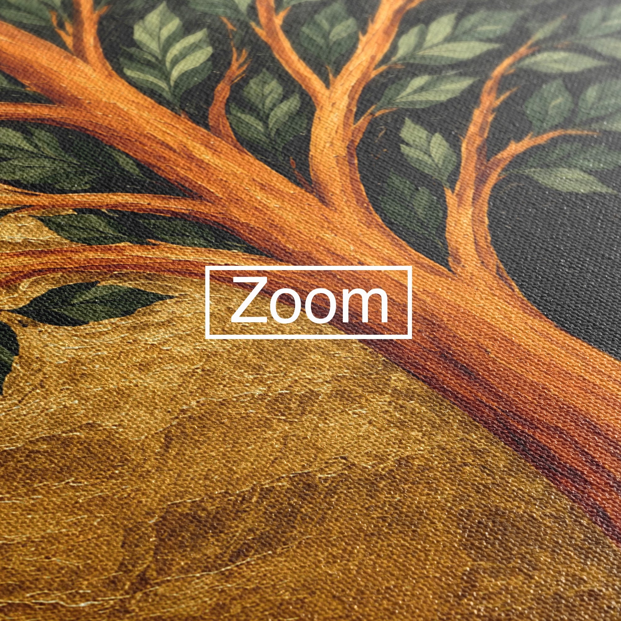 Tablou Canvas Premium LuxCanva® A1895, Arborele Vietii, Arbore, Silhouette, Dualitate, Simbolism, Living, Culori Vibrante