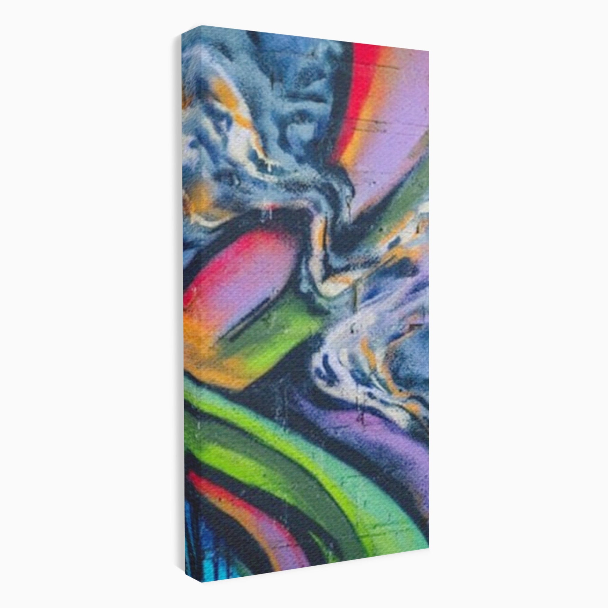 Set 2 Tablouri Canvas Premium LuxCanva® A2-1090, Graffiti, Abstract, Street Art, Multicolor, Culori Vibrante