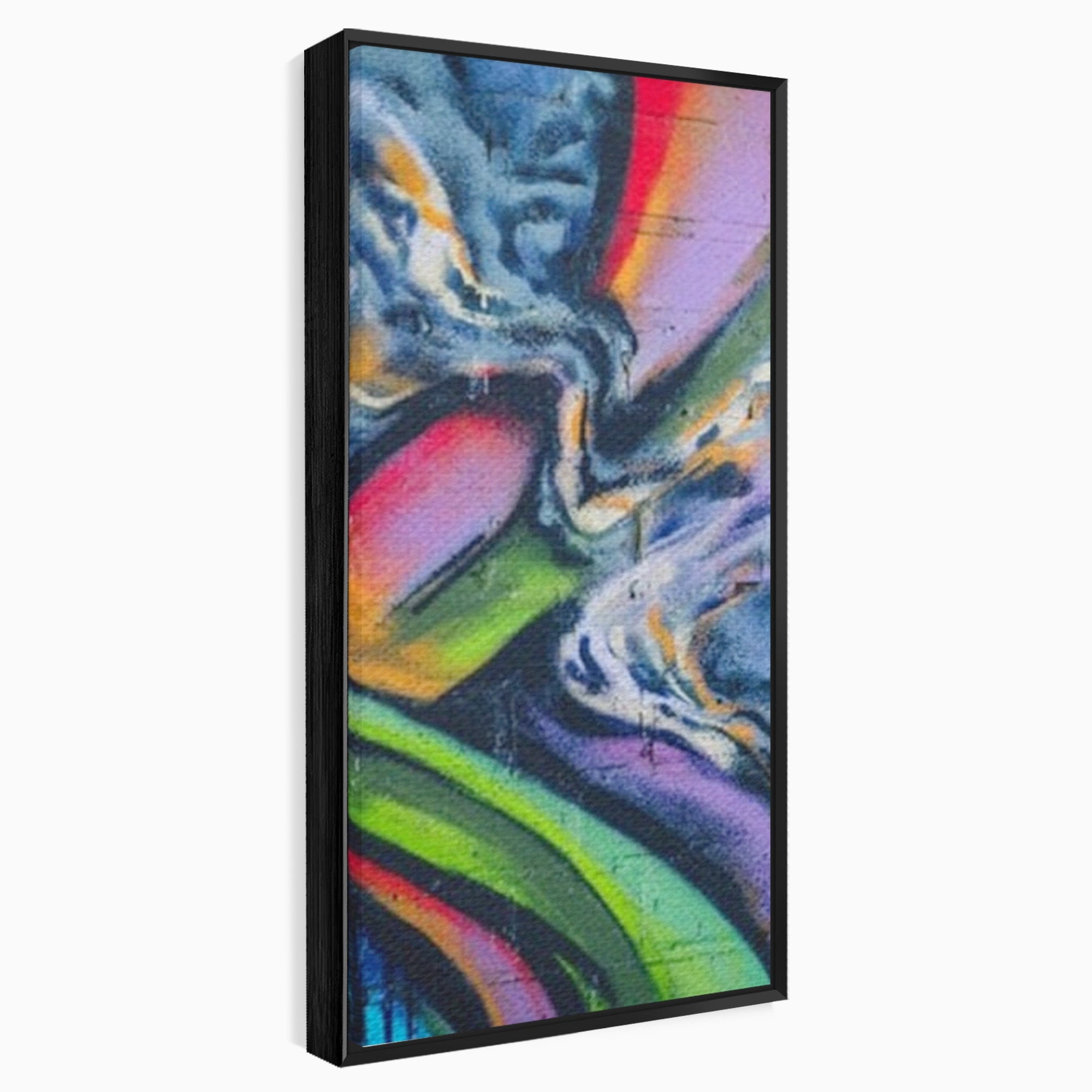 Set 2 Tablouri Canvas Premium LuxCanva® A2-1090, Graffiti, Abstract, Street Art, Multicolor, Culori Vibrante