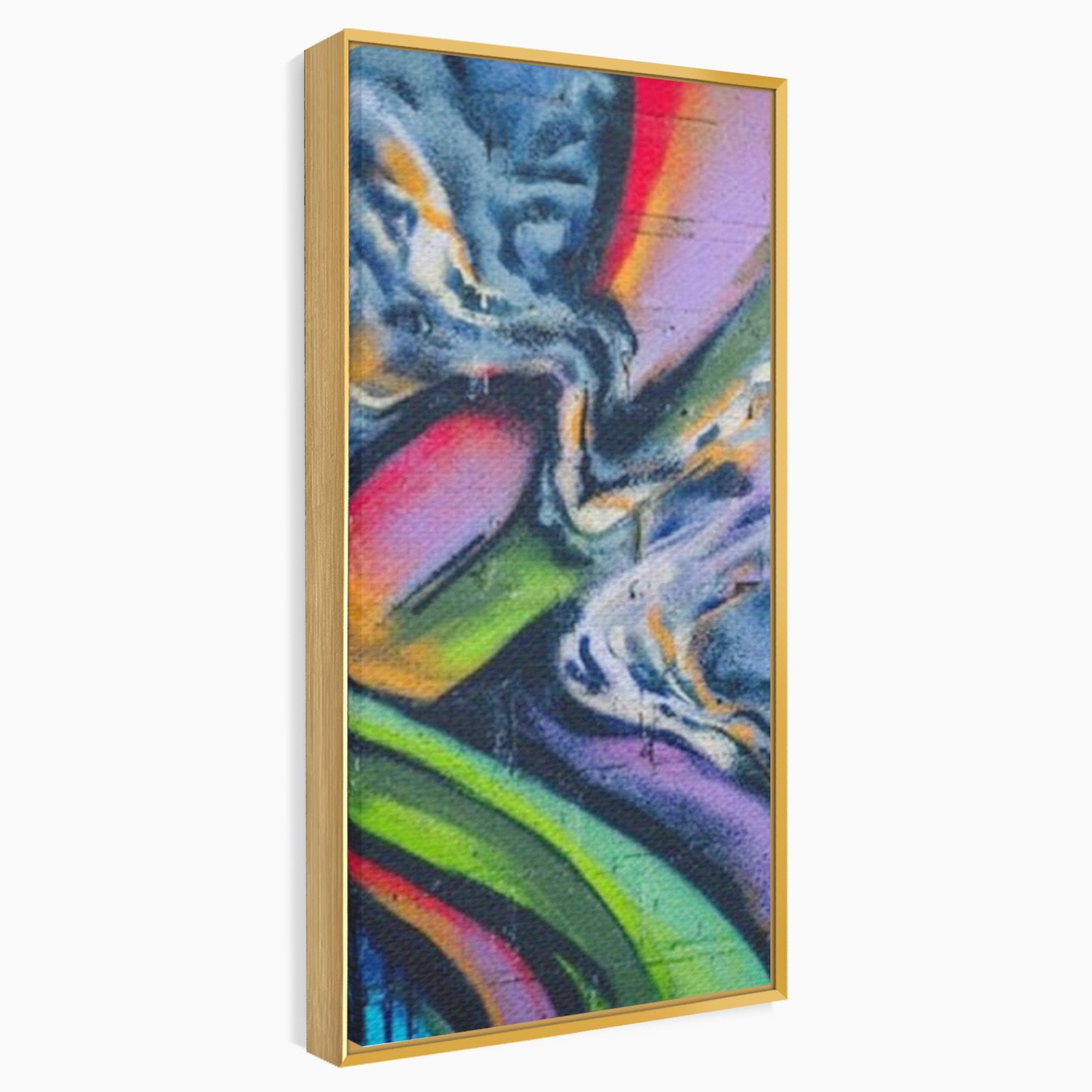 Set 2 Tablouri Canvas Premium LuxCanva® A2-1090, Graffiti, Abstract, Street Art, Multicolor, Culori Vibrante
