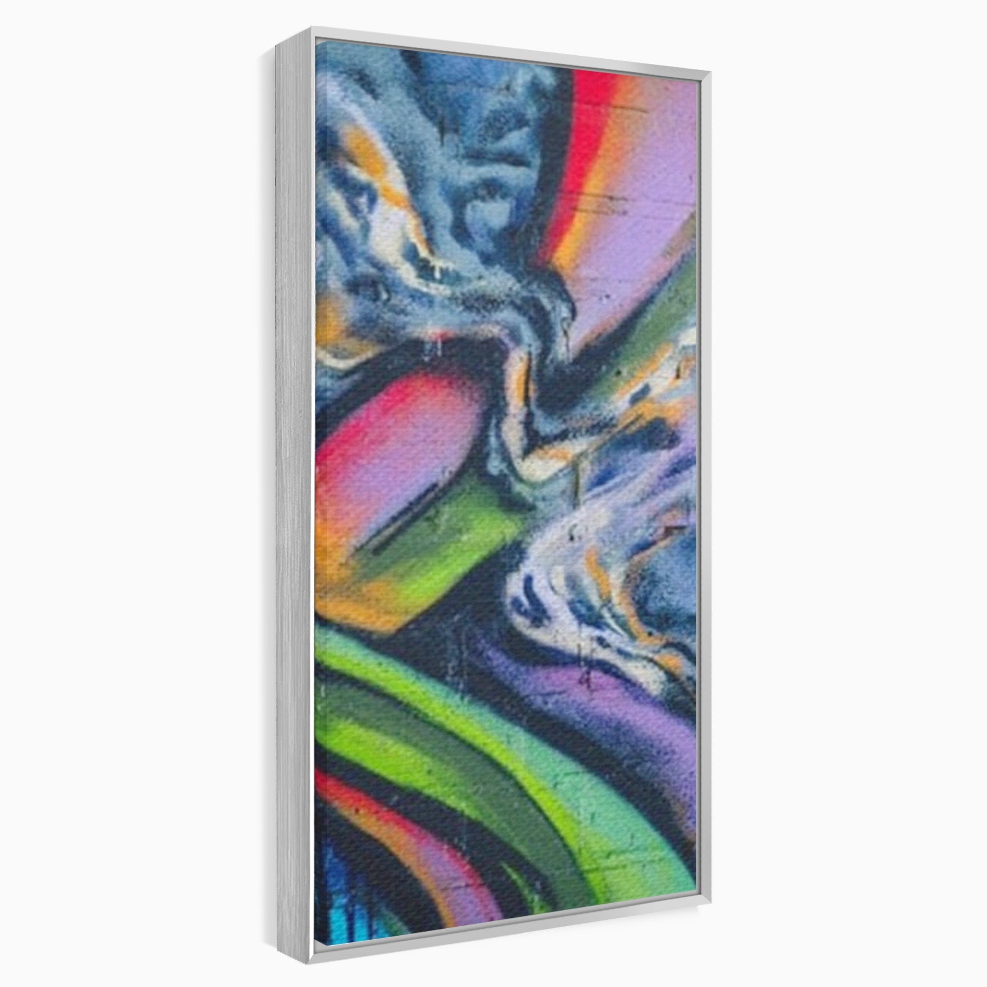 Set 2 Tablouri Canvas Premium LuxCanva® A2-1090, Graffiti, Abstract, Street Art, Multicolor, Culori Vibrante