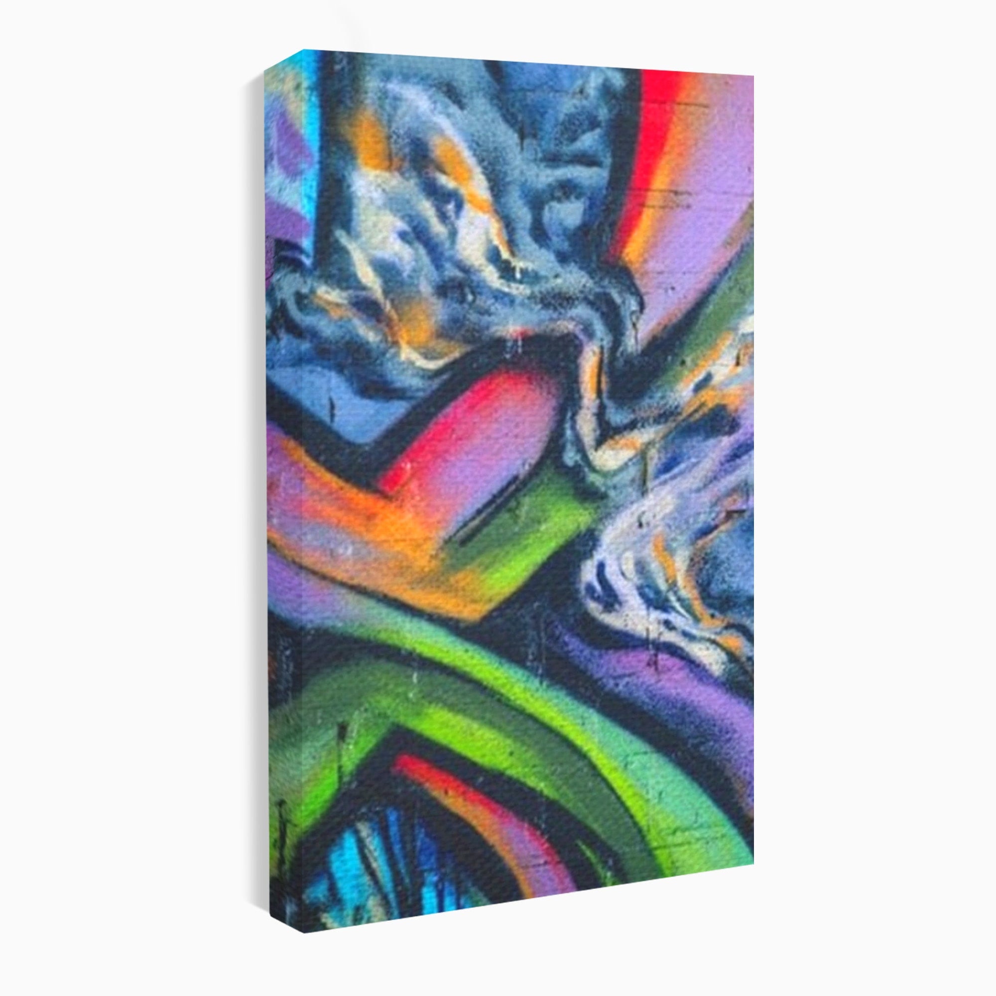Set 2 Tablouri Canvas Premium LuxCanva® A2-1090, Graffiti, Abstract, Street Art, Multicolor, Culori Vibrante