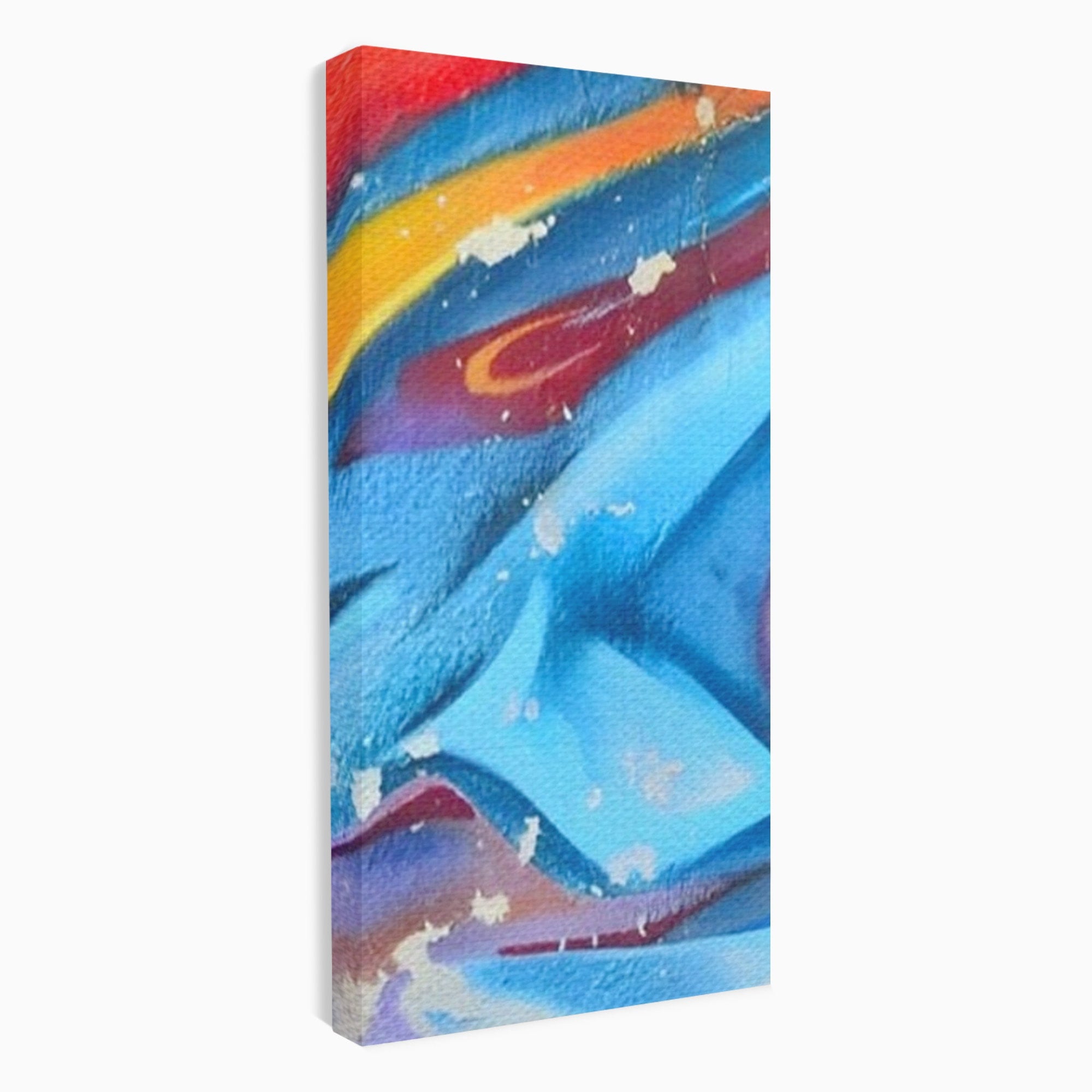 Set 2 Tablouri Canvas Premium LuxCanva® A2-1174, Colorful Graffiti, Graffiti, Multicolor, Birou, Culori Vibrante
