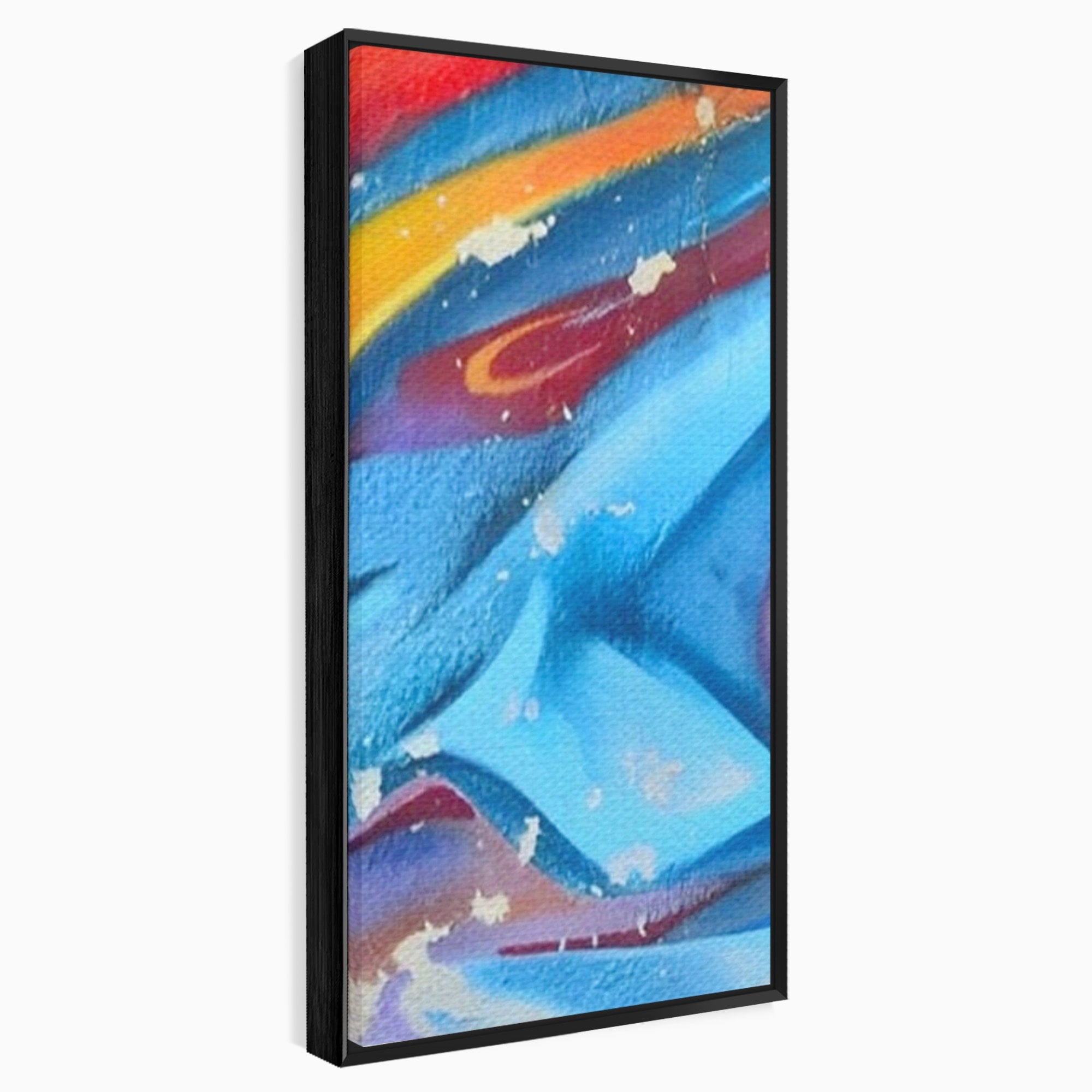 Set 2 Tablouri Canvas Premium LuxCanva® A2-1174, Colorful Graffiti, Graffiti, Multicolor, Birou, Culori Vibrante