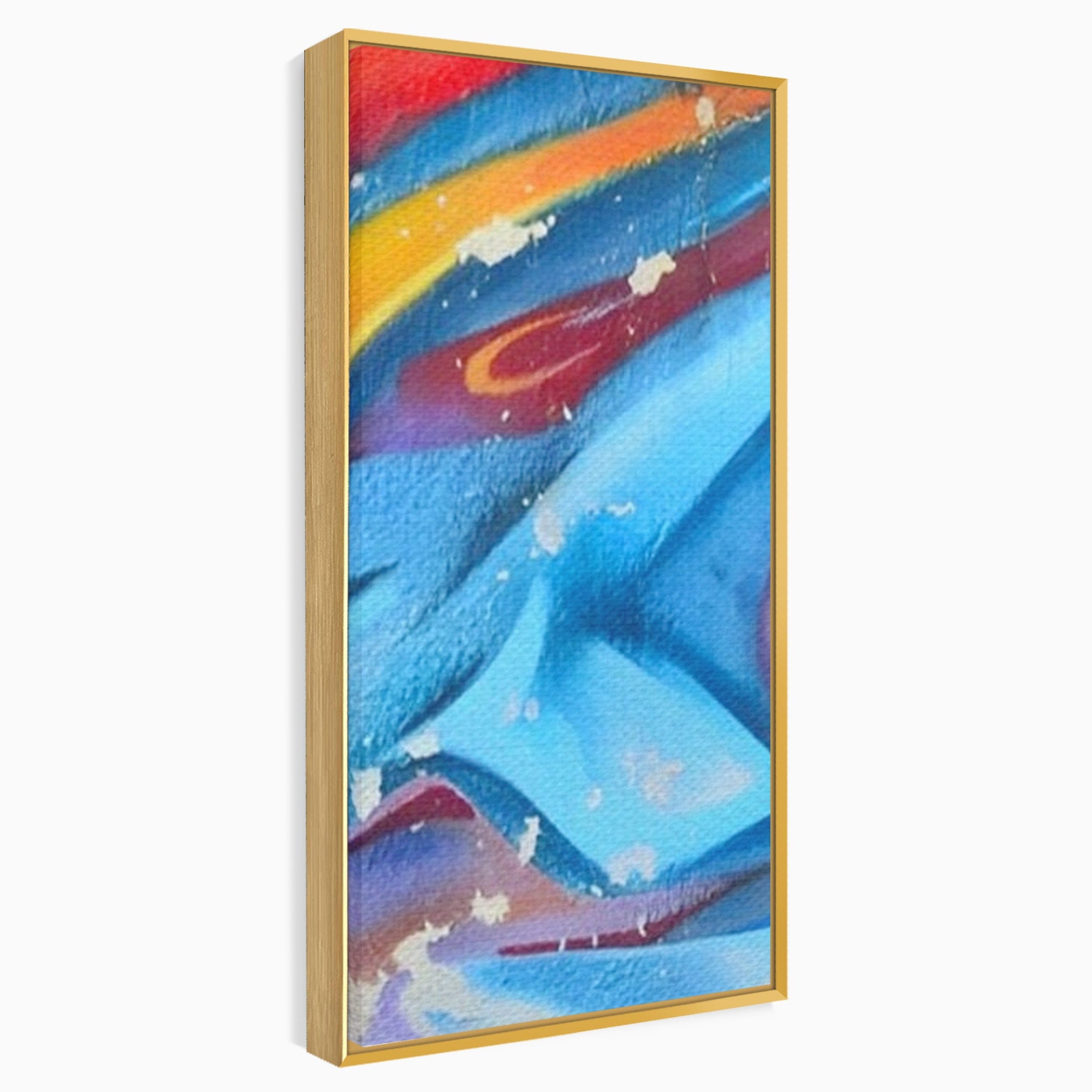 Set 2 Tablouri Canvas Premium LuxCanva® A2-1174, Colorful Graffiti, Graffiti, Multicolor, Birou, Culori Vibrante