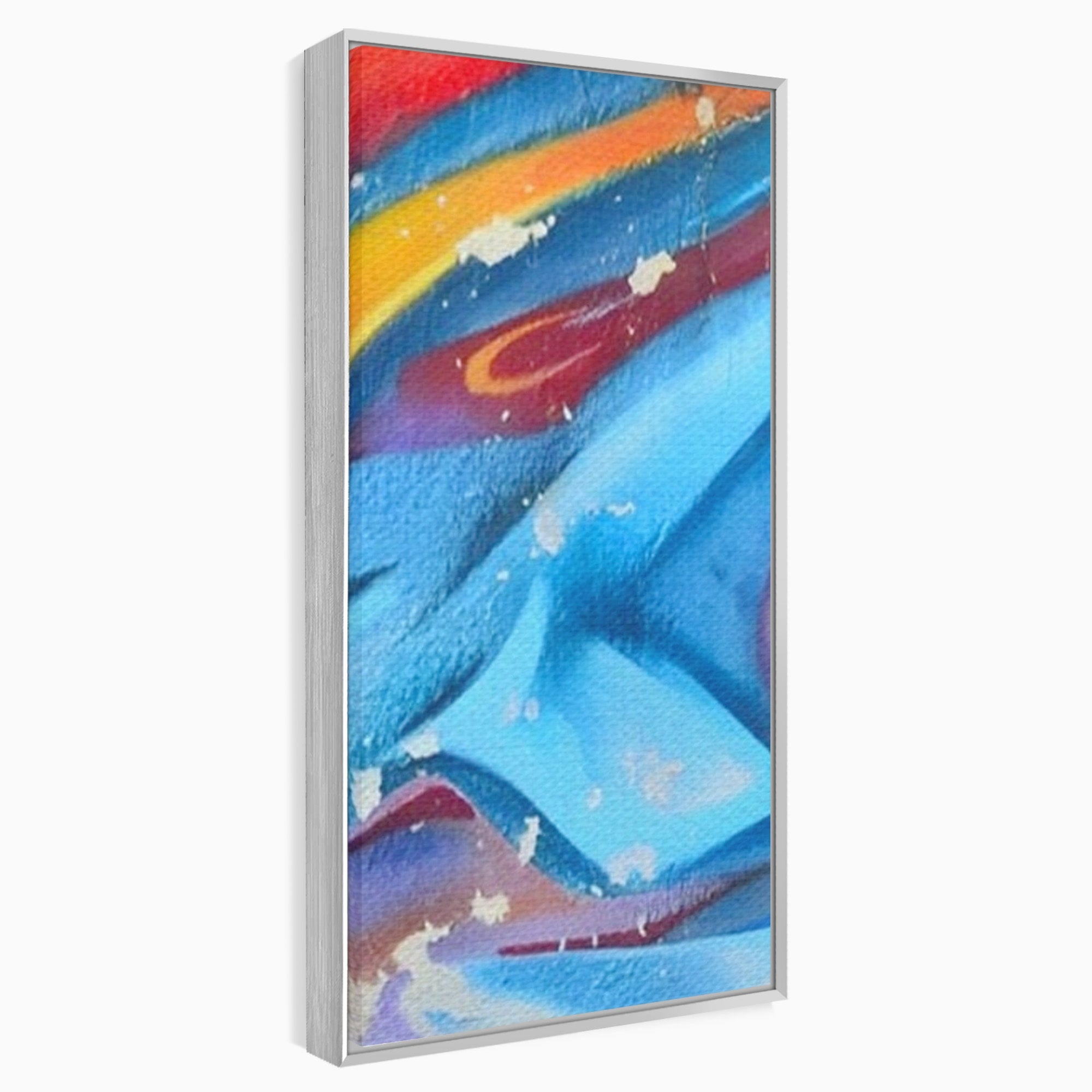 Set 2 Tablouri Canvas Premium LuxCanva® A2-1174, Colorful Graffiti, Graffiti, Multicolor, Birou, Culori Vibrante
