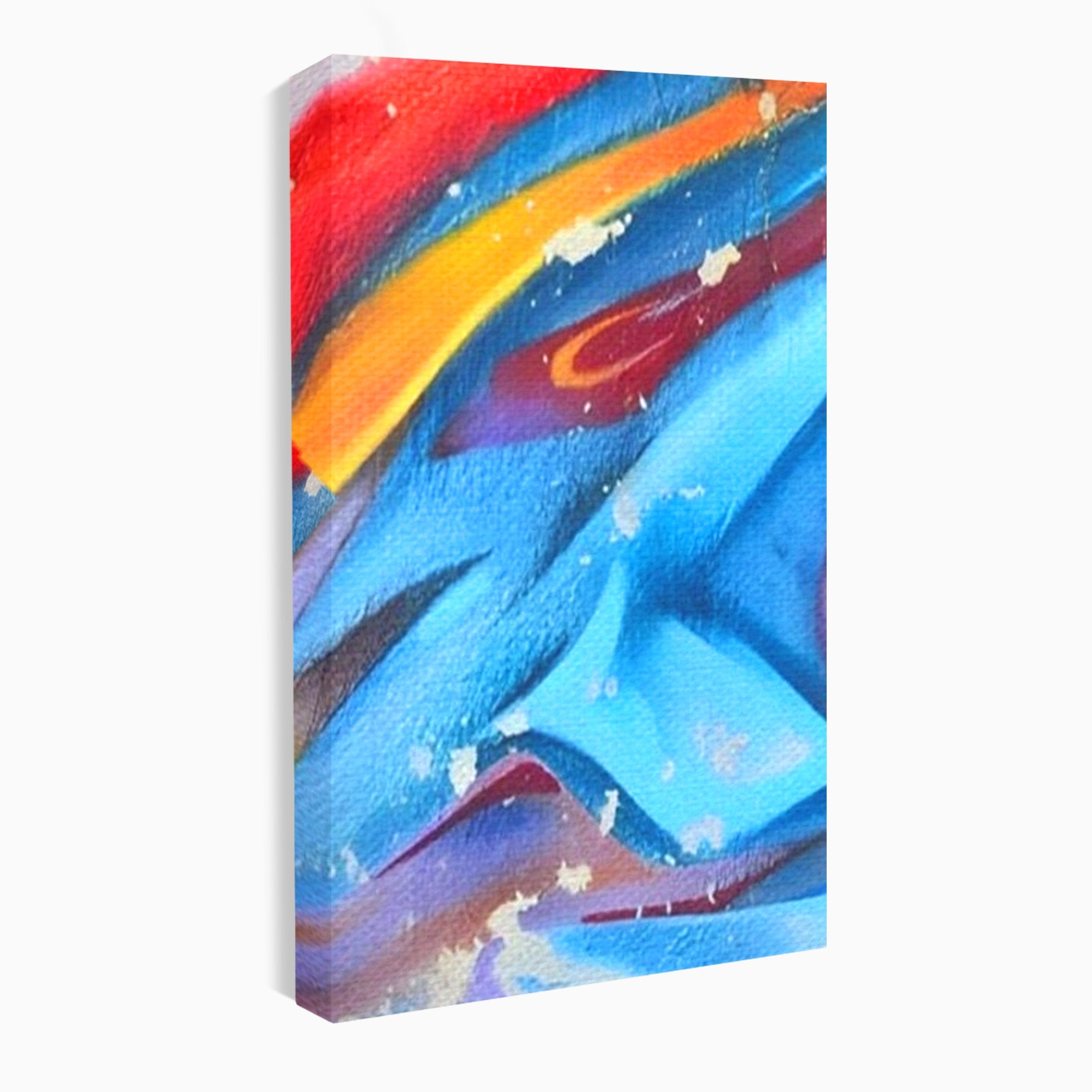 Set 2 Tablouri Canvas Premium LuxCanva® A2-1174, Colorful Graffiti, Graffiti, Multicolor, Birou, Culori Vibrante