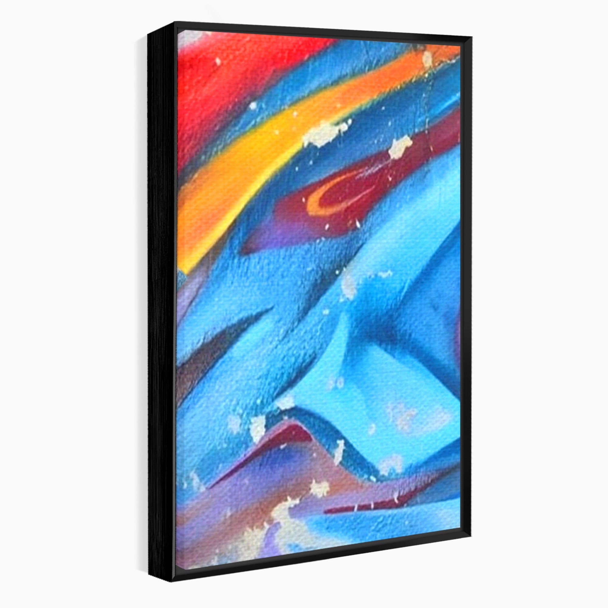 Set 2 Tablouri Canvas Premium LuxCanva® A2-1174, Colorful Graffiti, Graffiti, Multicolor, Birou, Culori Vibrante