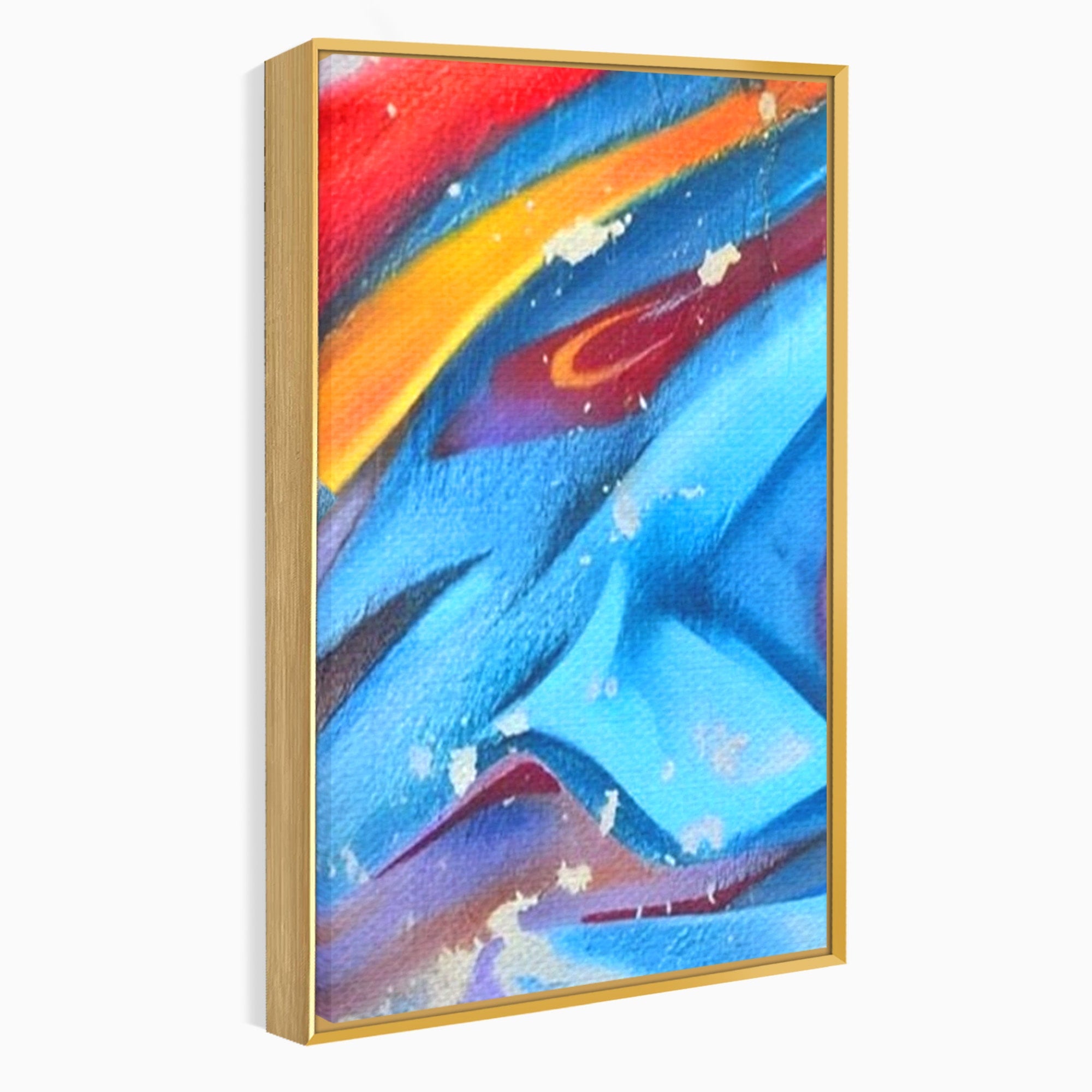 Set 2 Tablouri Canvas Premium LuxCanva® A2-1174, Colorful Graffiti, Graffiti, Multicolor, Birou, Culori Vibrante