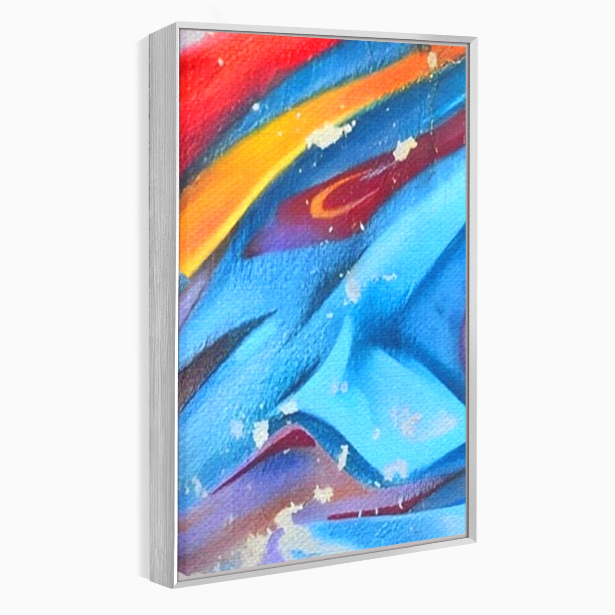 Set 2 Tablouri Canvas Premium LuxCanva® A2-1174, Colorful Graffiti, Graffiti, Multicolor, Birou, Culori Vibrante