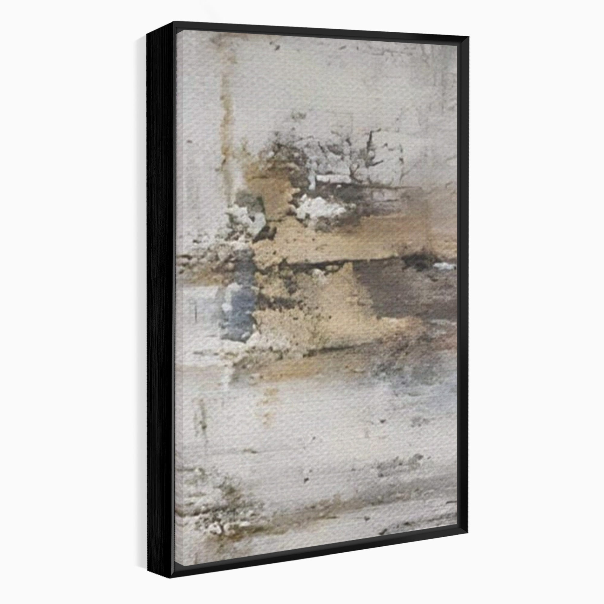 Set 2 Tablouri Canvas Premium LuxCanva® A2-1312, Abstract Gray, Living, Gri, Decorativ, Dormitor, Bronz, Culori Vibrante