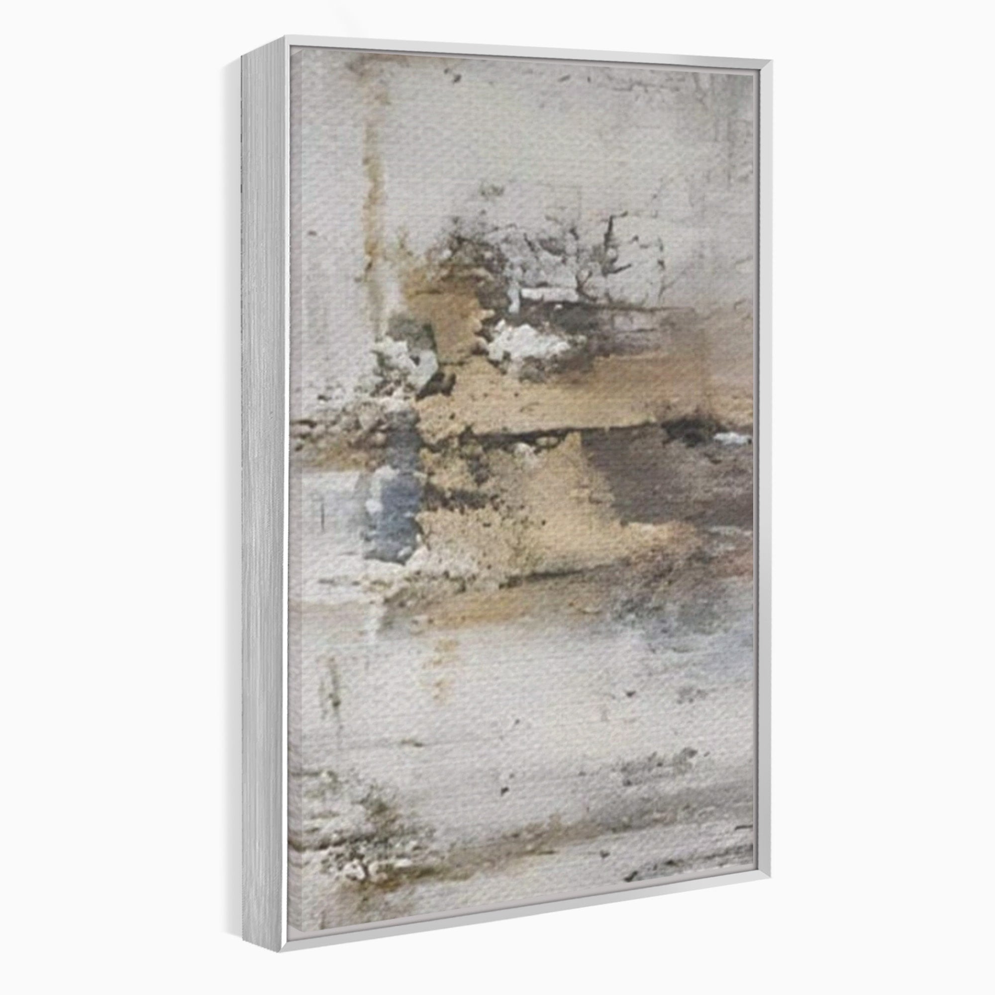 Set 2 Tablouri Canvas Premium LuxCanva® A2-1312, Abstract Gray, Living, Gri, Decorativ, Dormitor, Bronz, Culori Vibrante