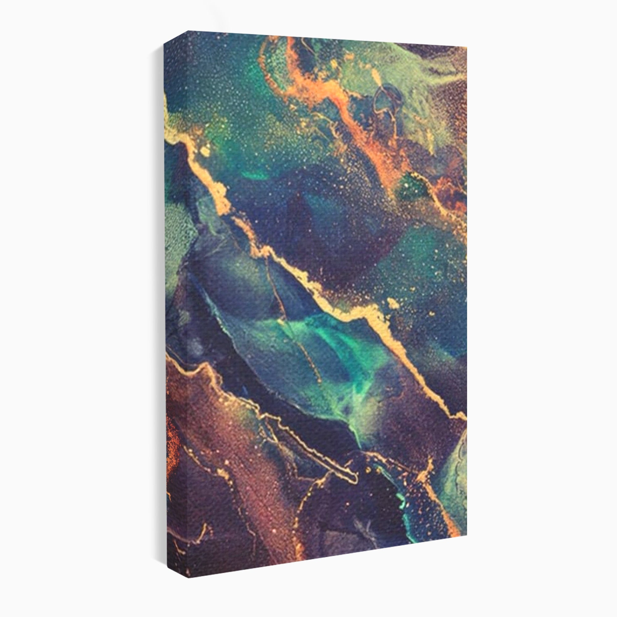 Set 2 Tablouri Canvas Premium LuxCanva® A2-1355, Abstract Dream, Dormitor, Natural Pigment, Luxury Art, Living, Culori Vibrante