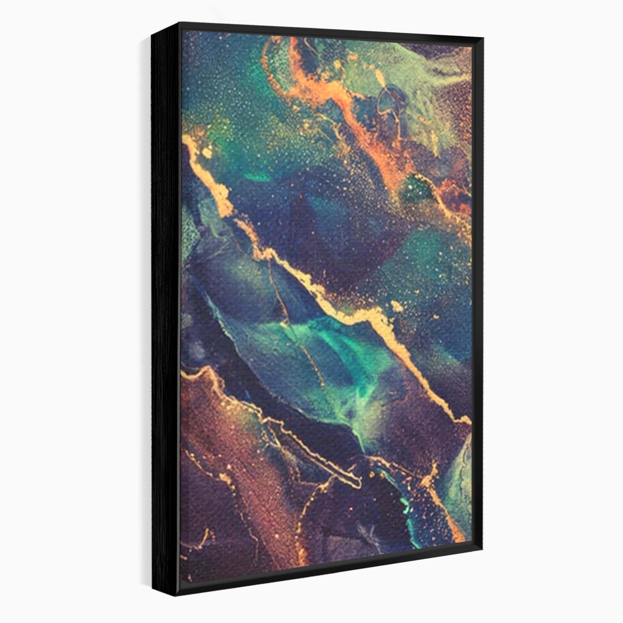 Set 2 Tablouri Canvas Premium LuxCanva® A2-1355, Abstract Dream, Dormitor, Natural Pigment, Luxury Art, Living, Culori Vibrante