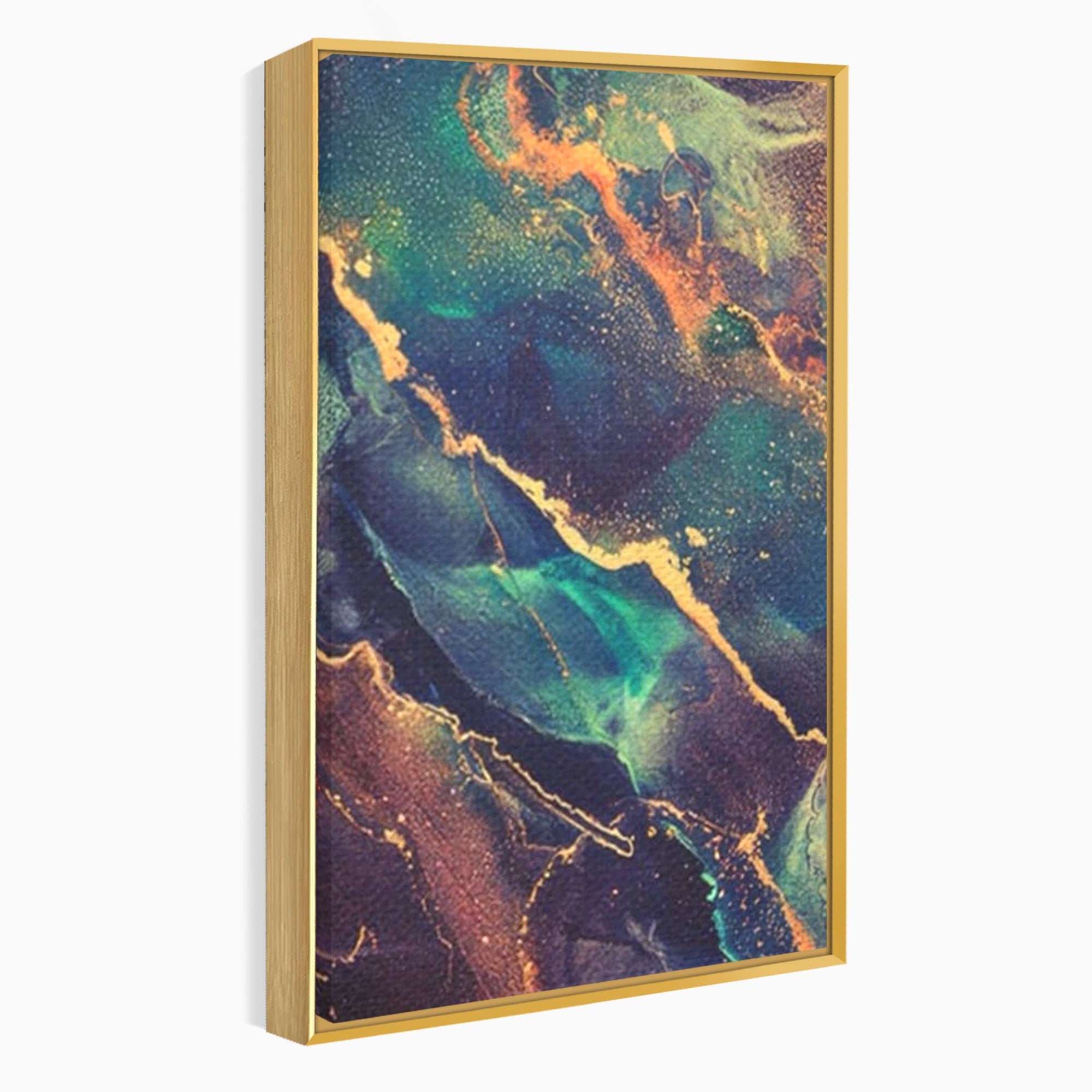 Set 2 Tablouri Canvas Premium LuxCanva® A2-1355, Abstract Dream, Dormitor, Natural Pigment, Luxury Art, Living, Culori Vibrante