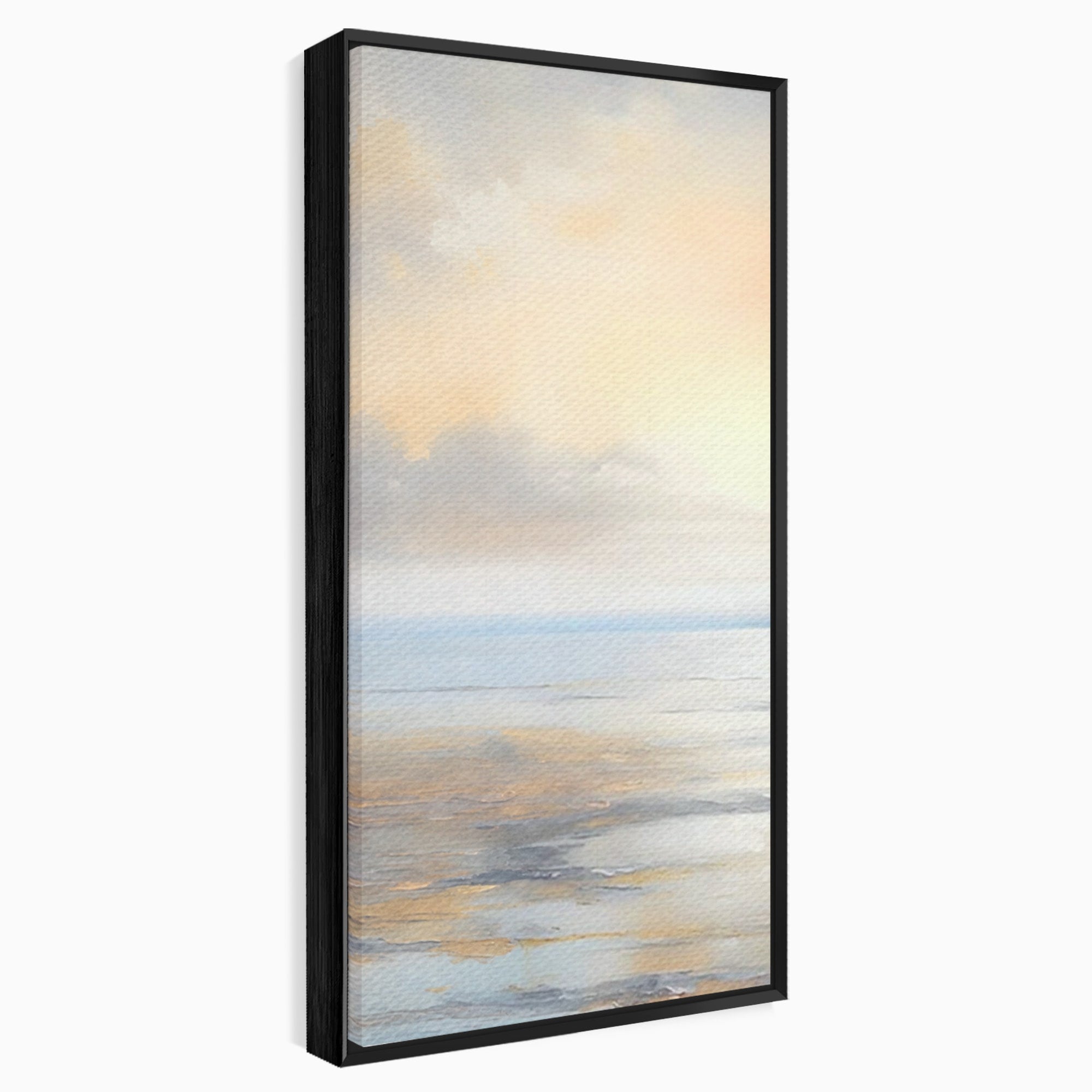 Set 2 Tablouri Canvas Premium LuxCanva® A2-1580, Vibratia Valurilor, Dormitor, Mare, Plaja, Nisip, Decorativ, Living, Culori Vibrante