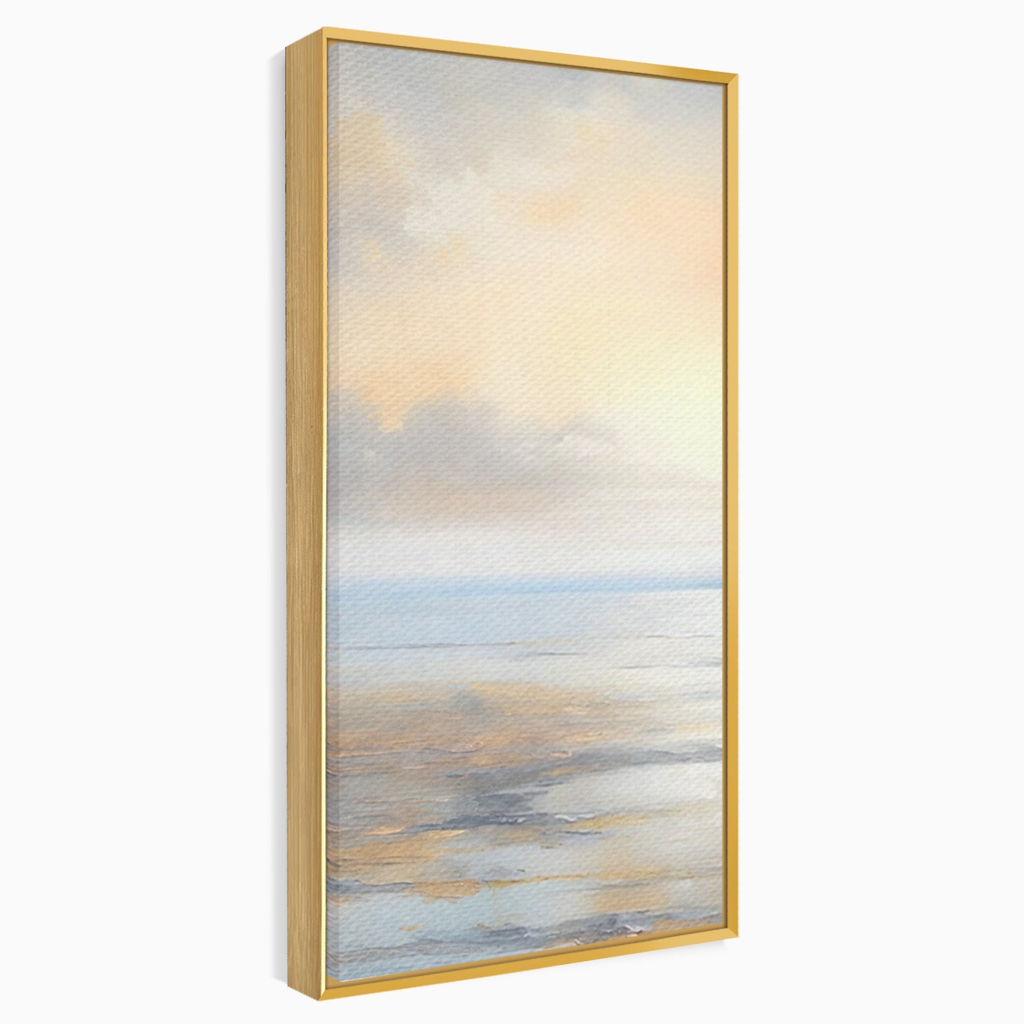 Set 2 Tablouri Canvas Premium LuxCanva® A2-1580, Vibratia Valurilor, Dormitor, Mare, Plaja, Nisip, Decorativ, Living, Culori Vibrante