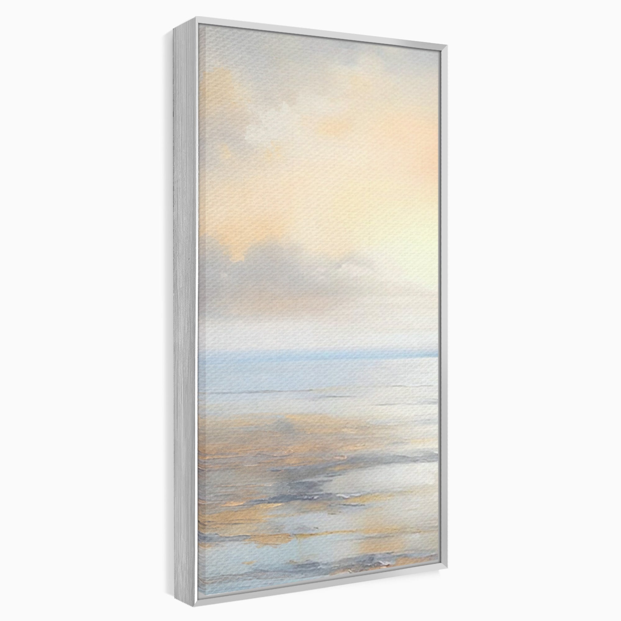 Set 2 Tablouri Canvas Premium LuxCanva® A2-1580, Vibratia Valurilor, Dormitor, Mare, Plaja, Nisip, Decorativ, Living, Culori Vibrante
