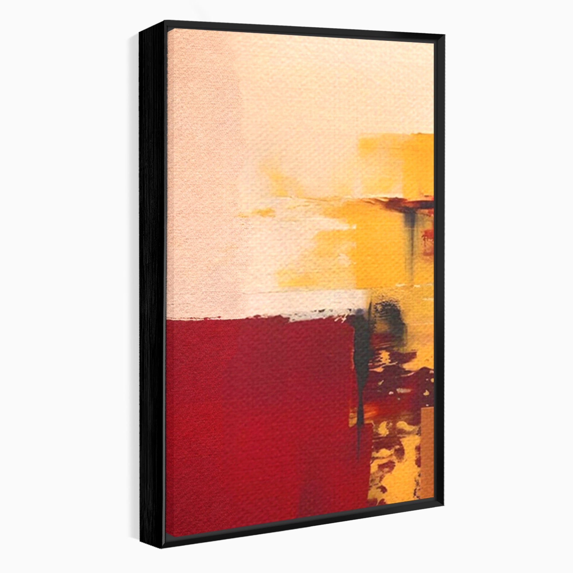 Set 2 Tablouri Canvas Premium LuxCanva® A2-1597, Abstract Gold, Dormitor, Vibratie Colorata, Patrate, Living, Culori Vibrante