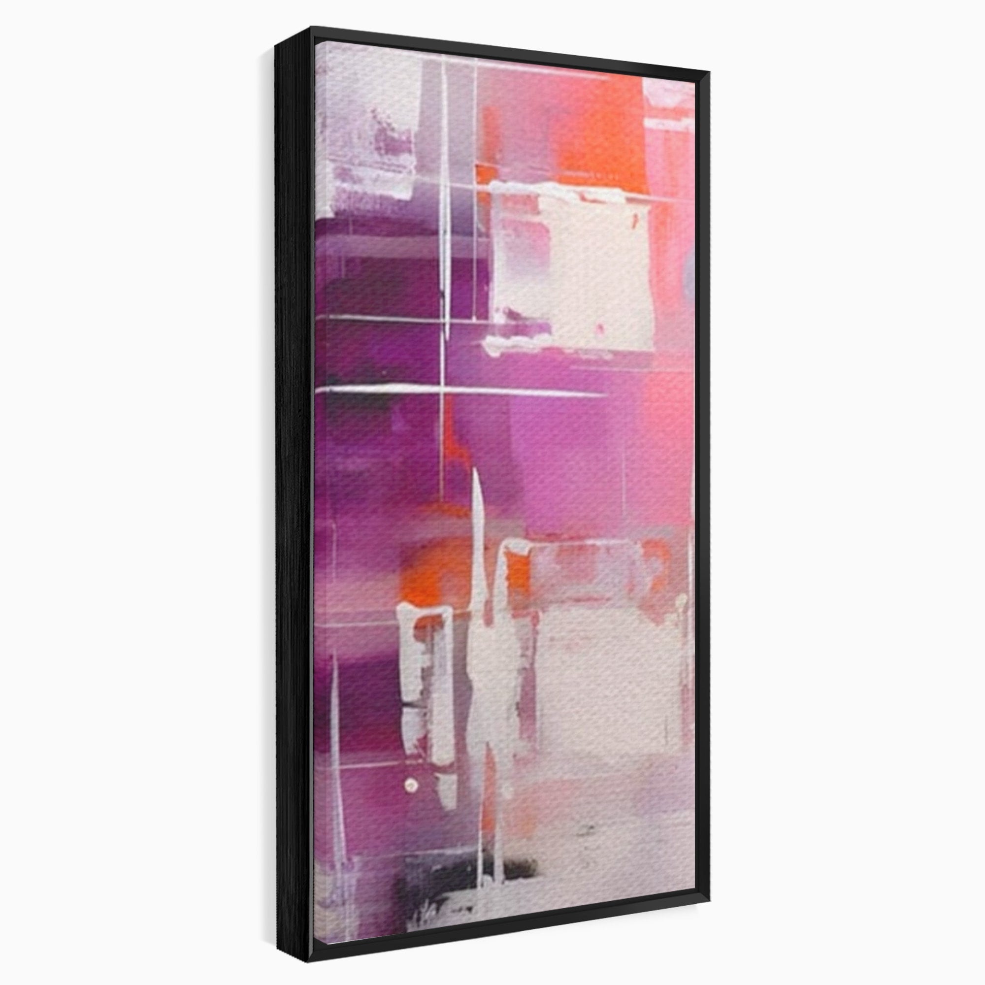Set 2 Tablouri Canvas Premium LuxCanva® A2-1599, Contraste Purpurii, Dormitor, Lila, Lavanda, Mov, Vibratie Vizuala, Living, Culori Vibrante