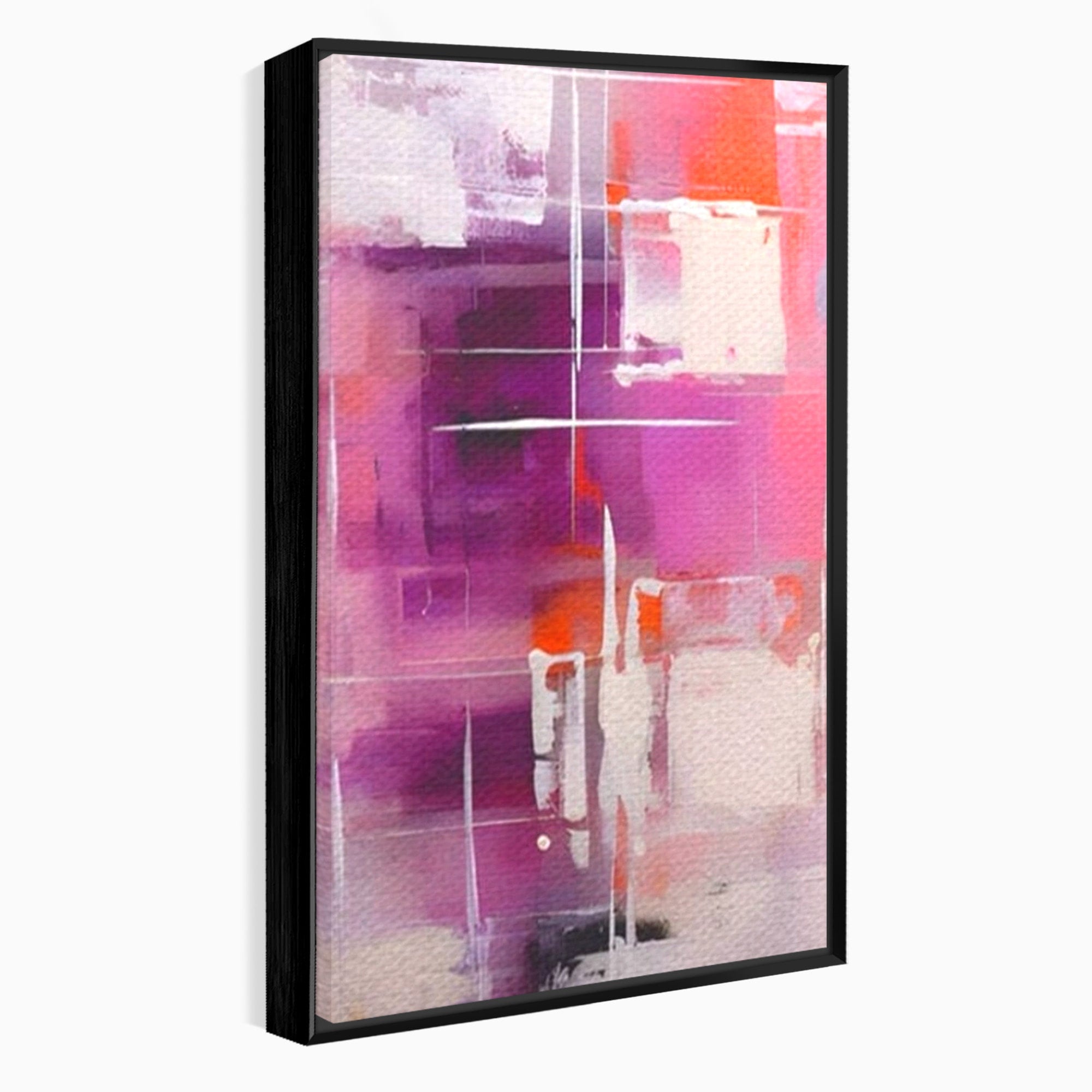 Set 2 Tablouri Canvas Premium LuxCanva® A2-1599, Contraste Purpurii, Dormitor, Lila, Lavanda, Mov, Vibratie Vizuala, Living, Culori Vibrante